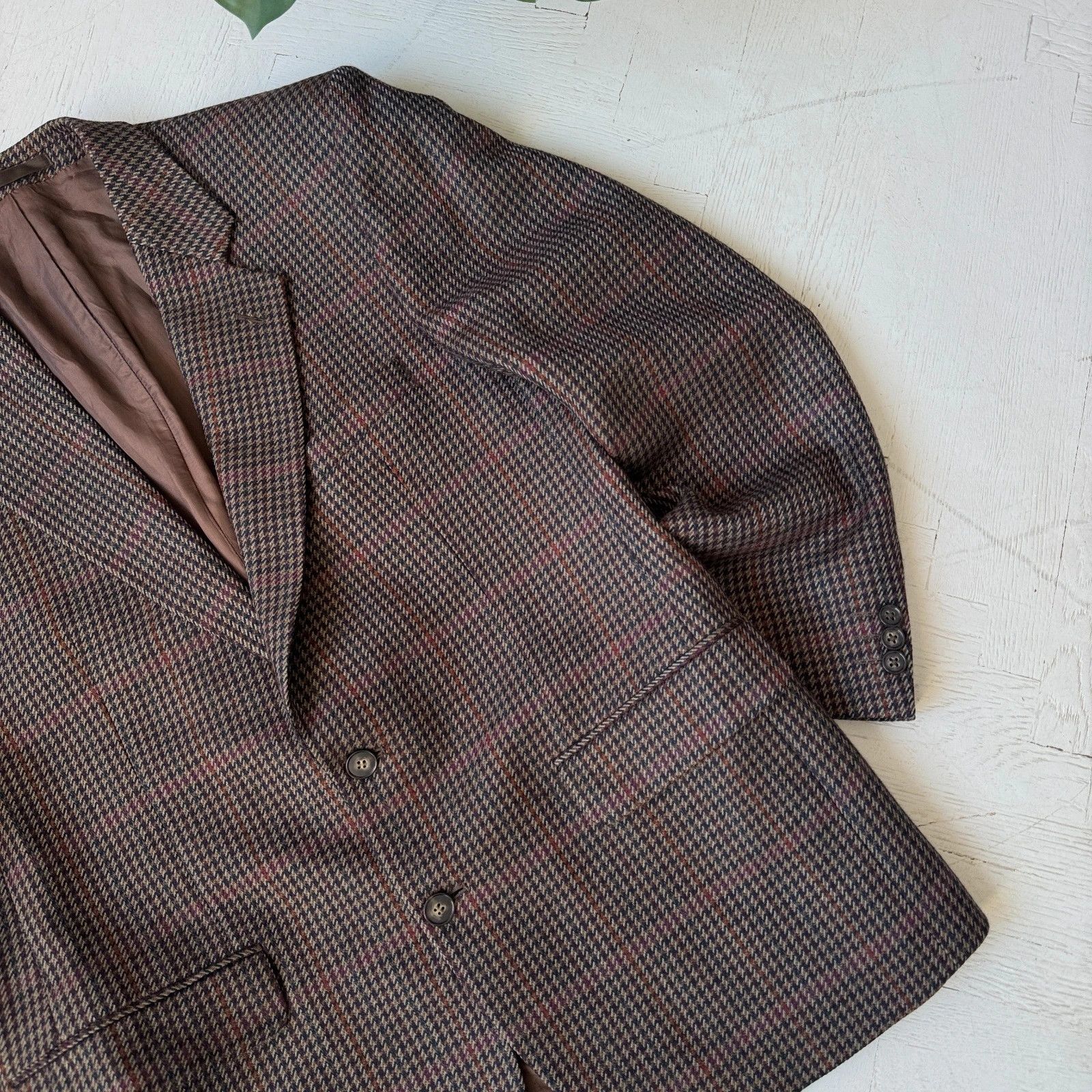 Vintage Vintage Pure Wool Plaid Jacket Ivy Quiet Luxury British Fit Size US M / EU 48-50 / 2 - 3 Thumbnail