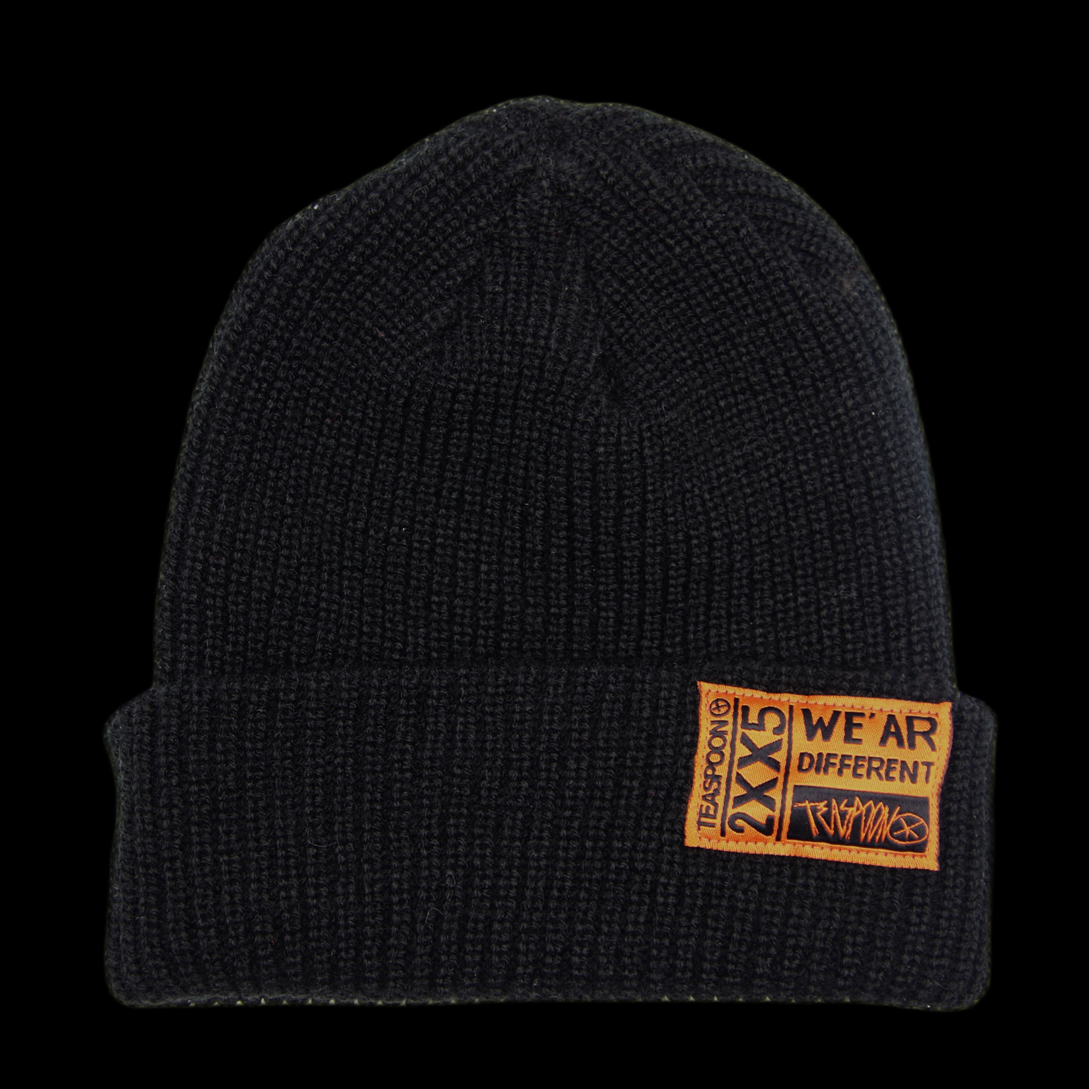One Teaspoon Teaspoon We'ar Different Beanie Black Size ONE SIZE - 1 Thumbnail