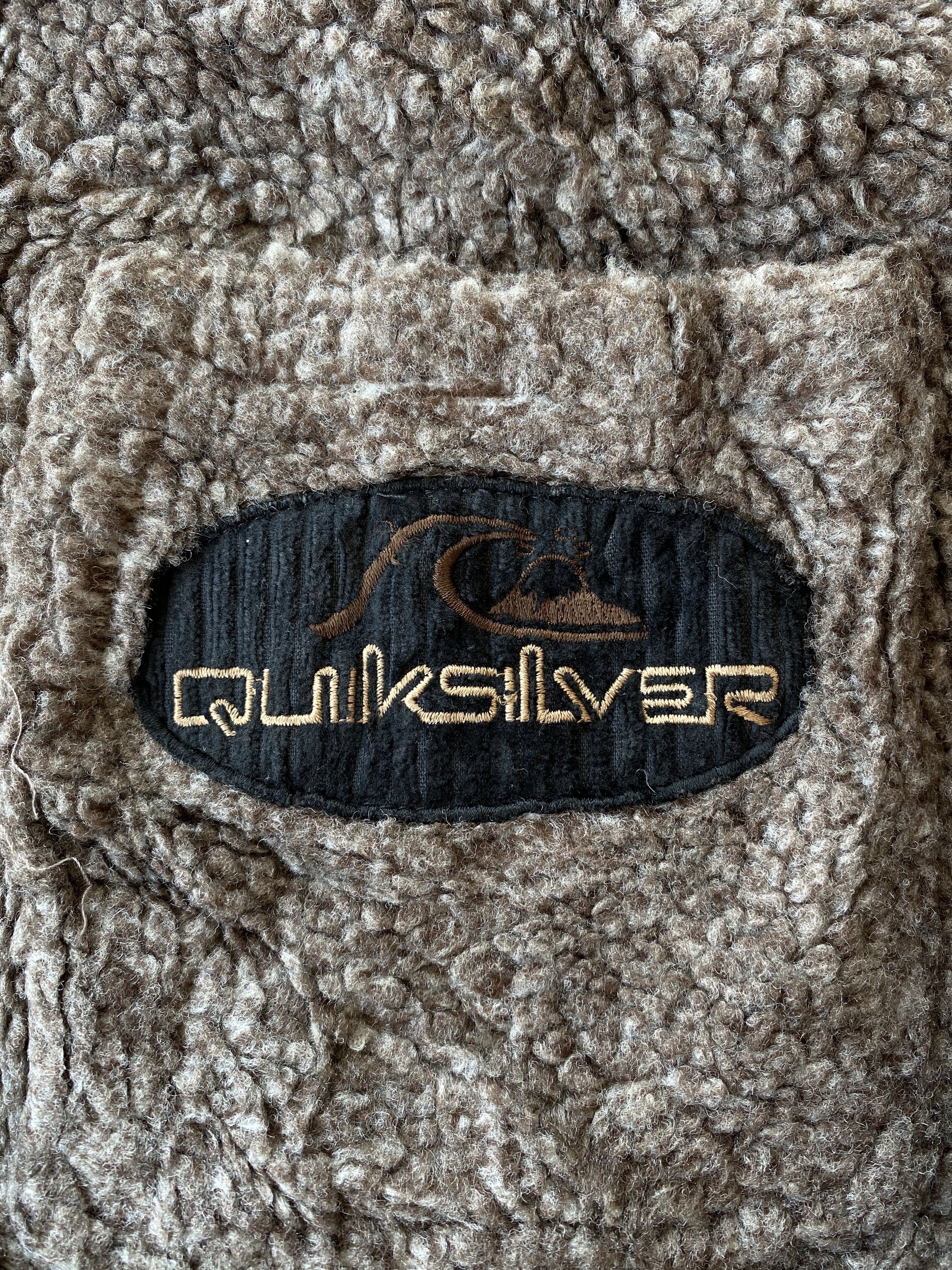 Quiksilver Rare 90's Quiksilver Teddy Fleece Corduroy Jacket Size US L / EU 52-54 / 3 - 4 Thumbnail