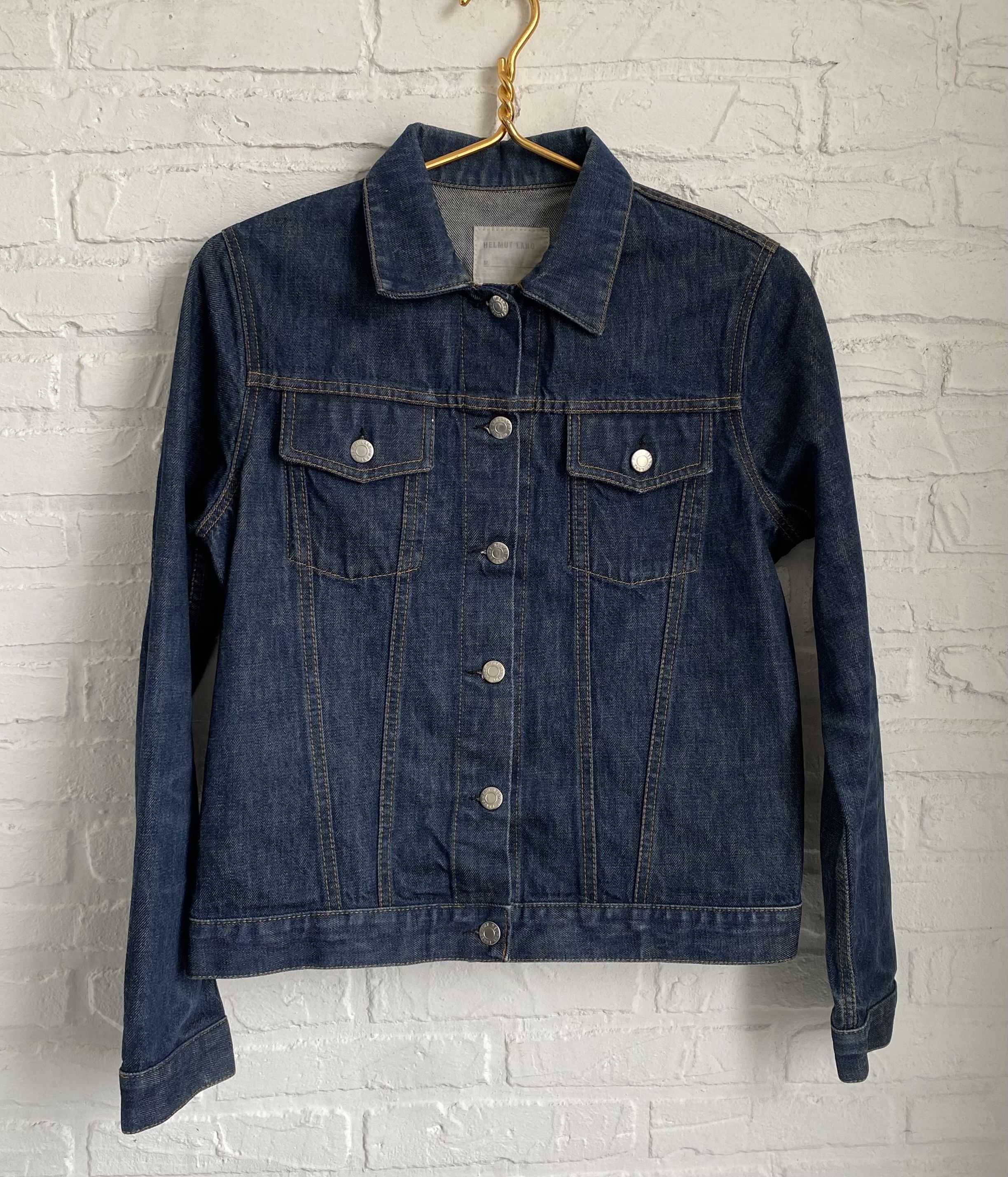 Helmut Lang Helmut Lang navy denim jacket Size M / US 6-8 / IT 42-44 - 1 Thumbnail
