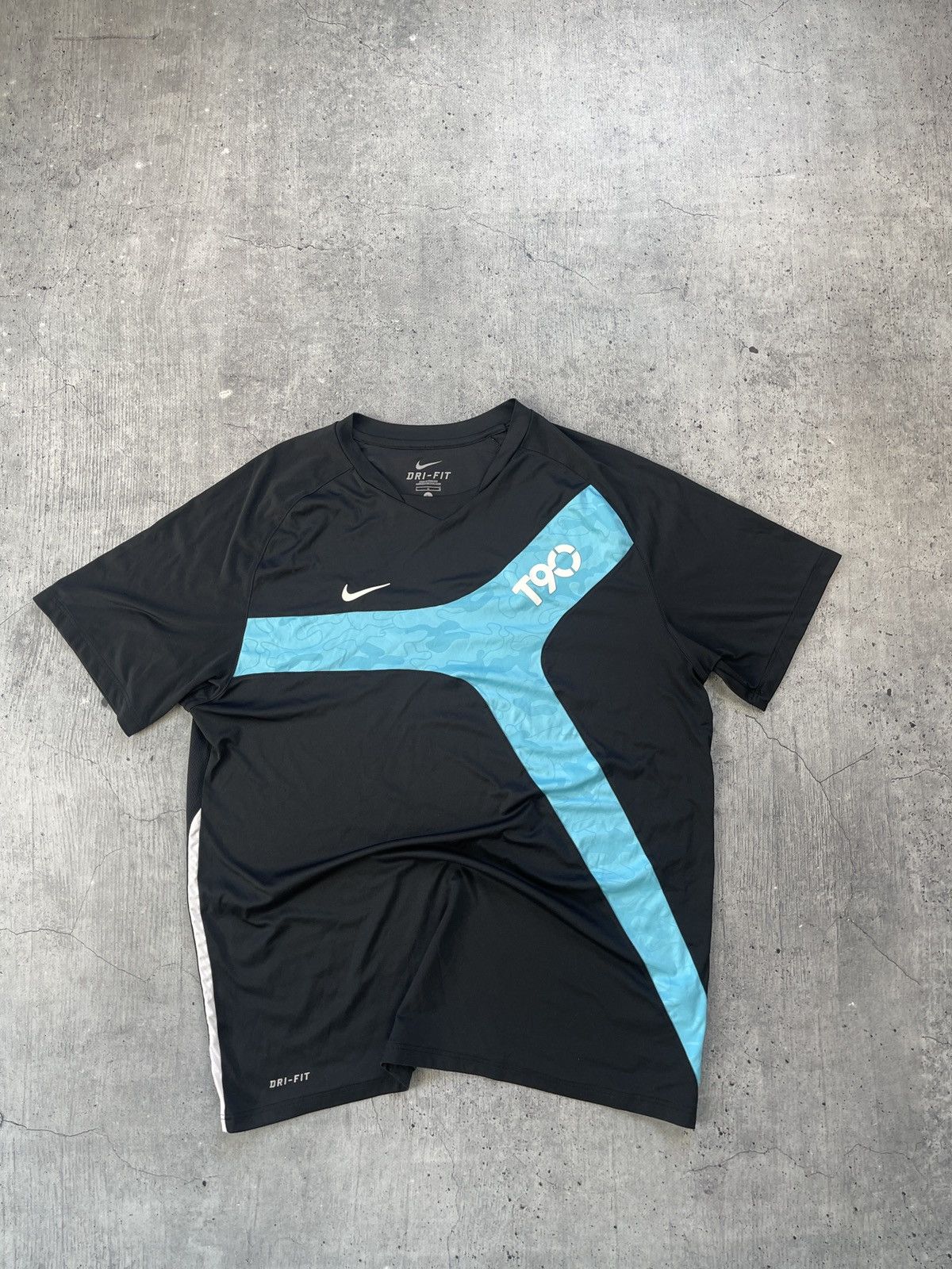 Vintage Nike Total 90 TEE Swoosh Drill Y2K Rare