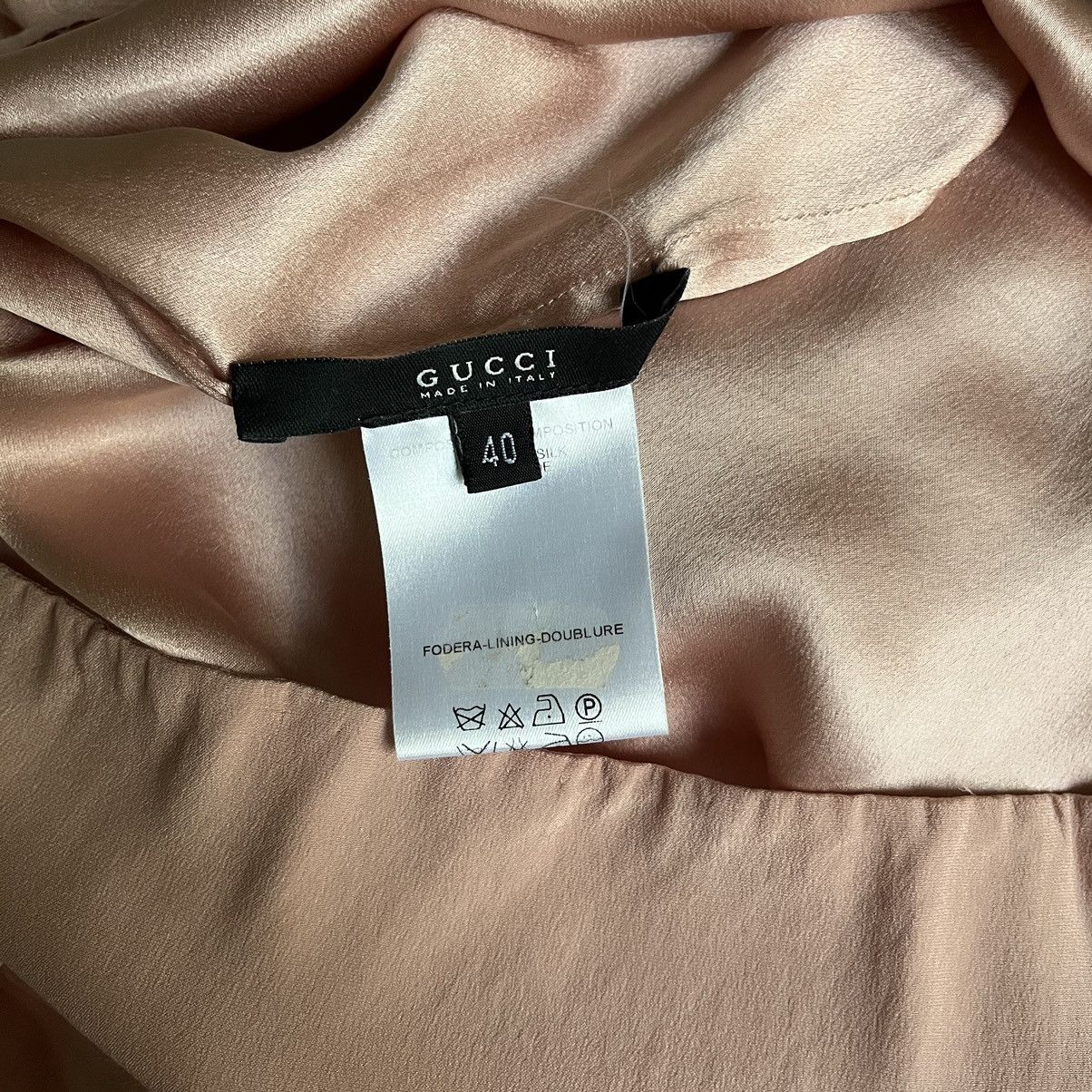Gucci SS02 Cutout Silk Top Size S / US 4 / IT 40 - 7 Thumbnail