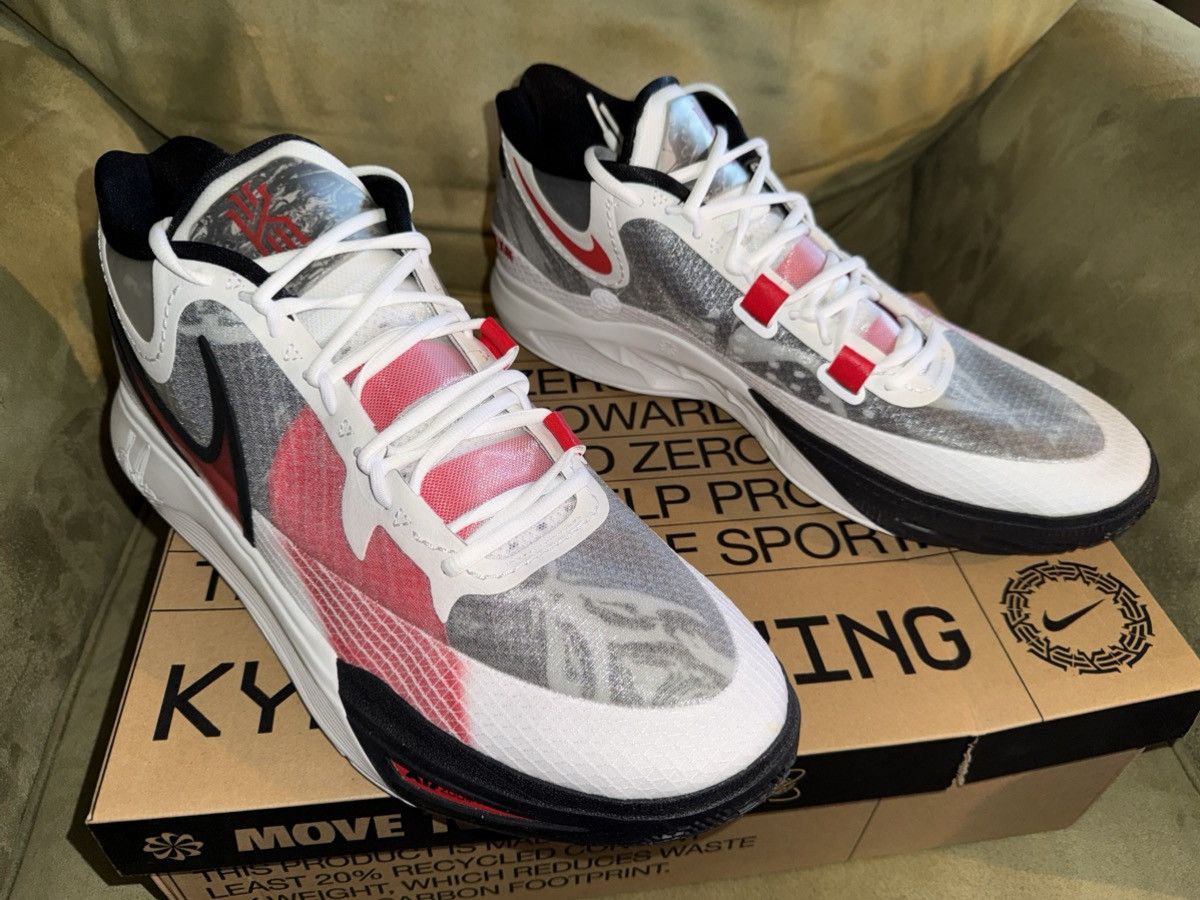 Nike SIZE 18! Nike Kyrie 8 (Rare Unreleased) White/University Red Size US 15 / EU 48 - 1 Thumbnail