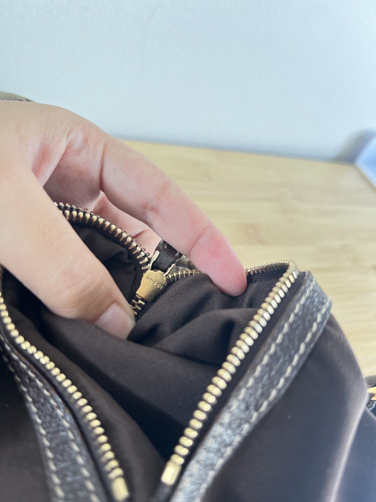 Gucci gucci vintage canvas gg shoulder bag Size ONE SIZE - 12 Thumbnail