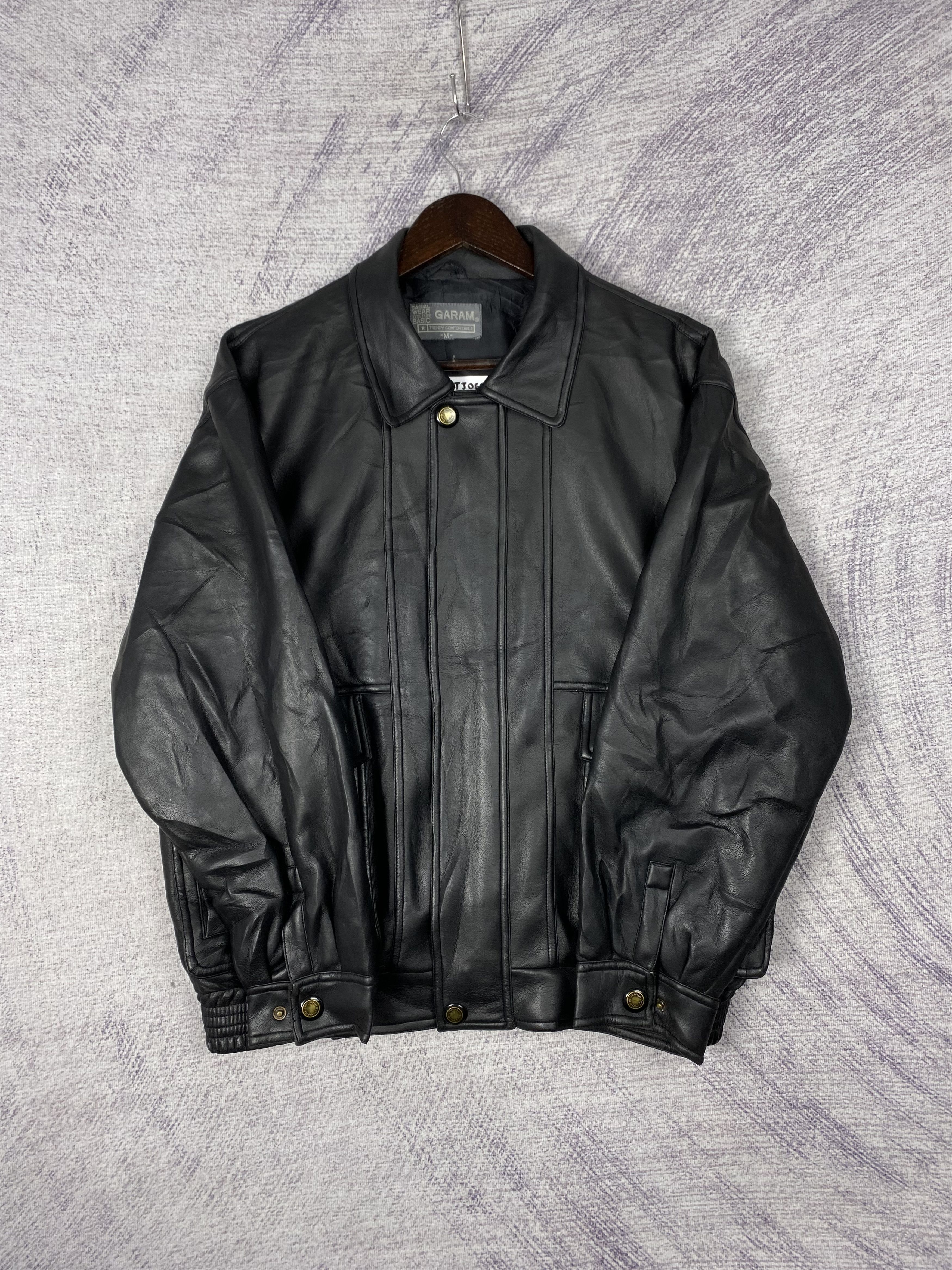 Japanese Brand Vintage Garam PVC Leather Black Jacket Size US M / EU 48-50 / 2 - 5 Thumbnail