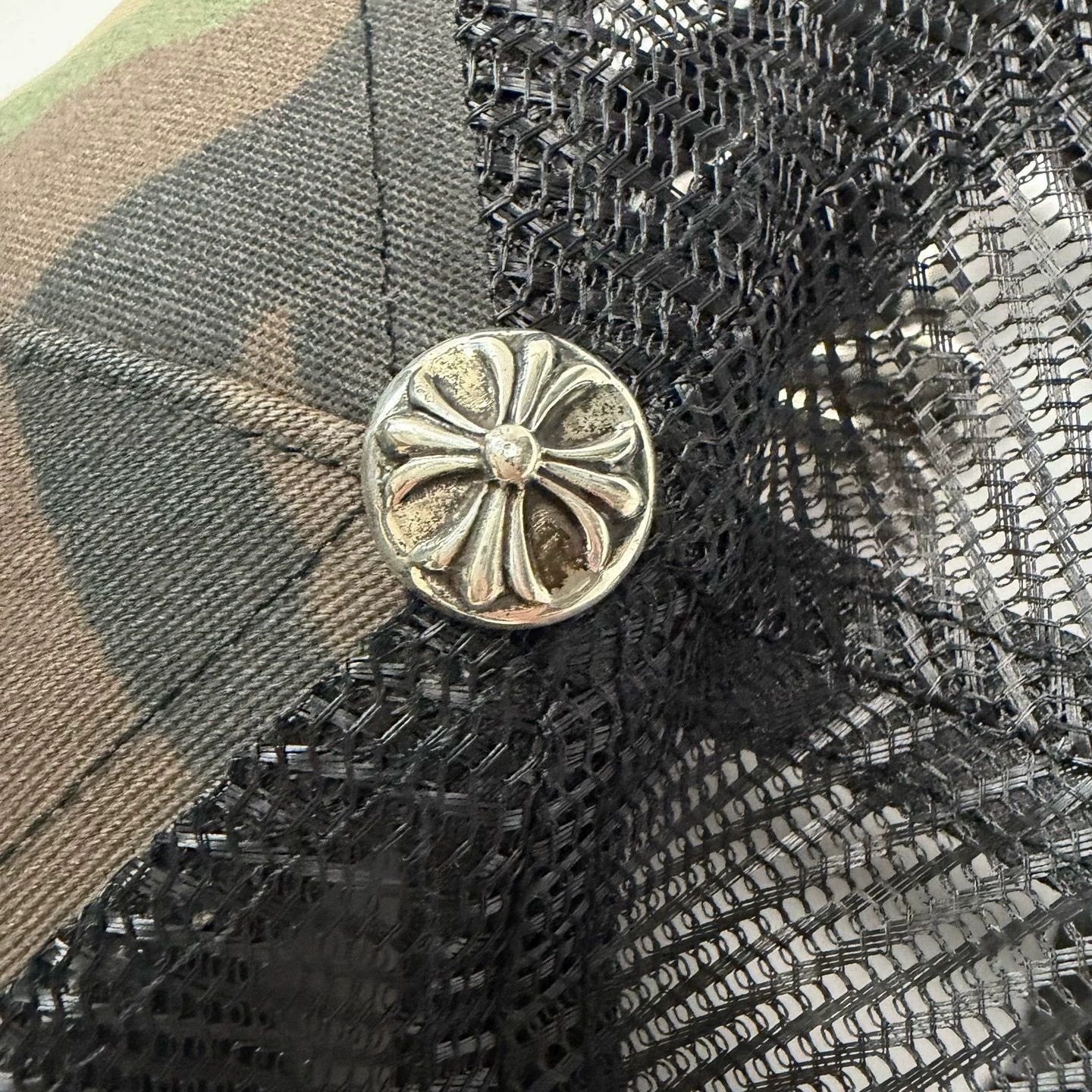 Chrome Hearts chrome hearts camo logo trucker cap Size ONE SIZE - 4 Thumbnail
