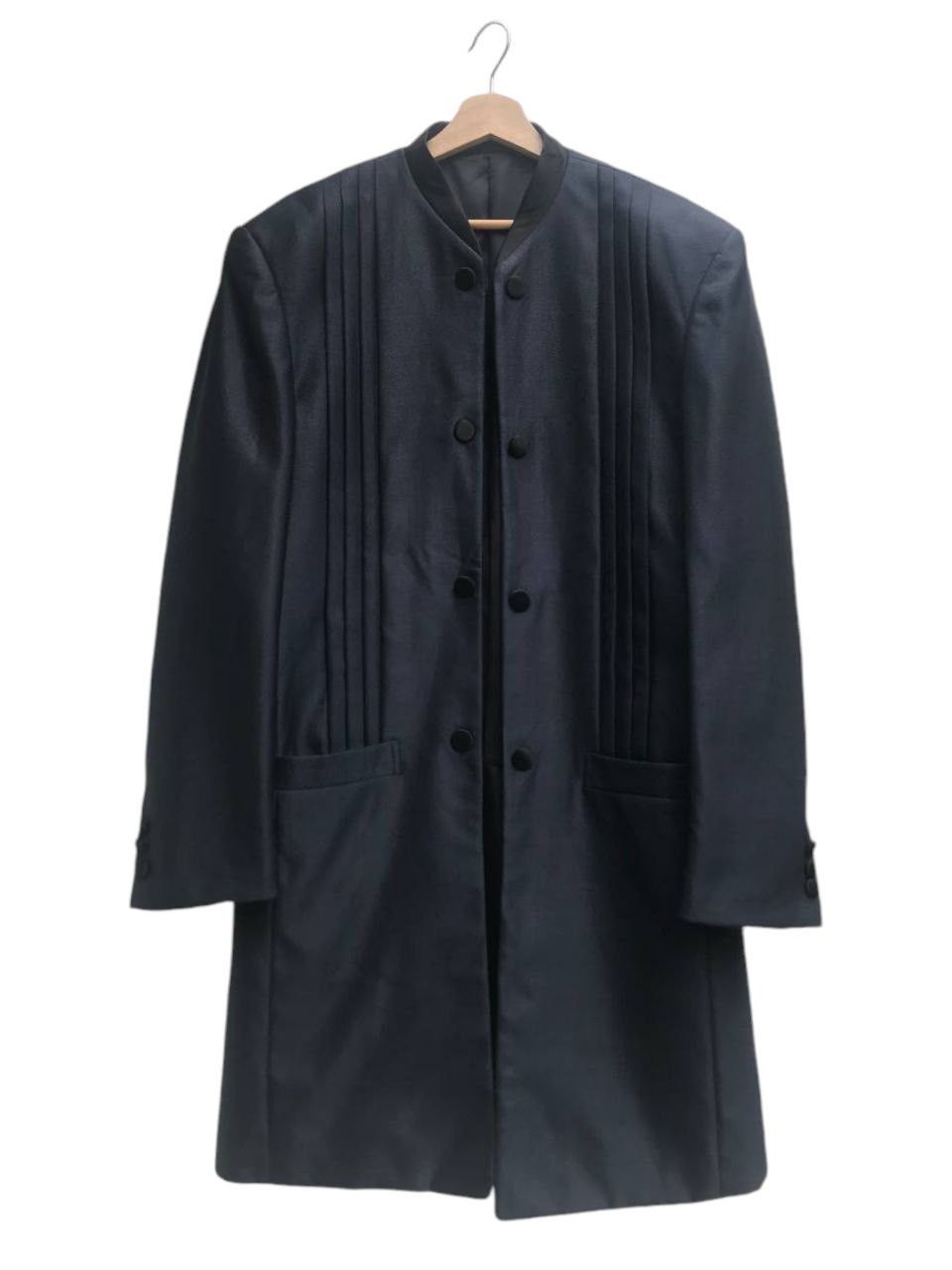 Mario Valentino Bandhgala Style Long Coat