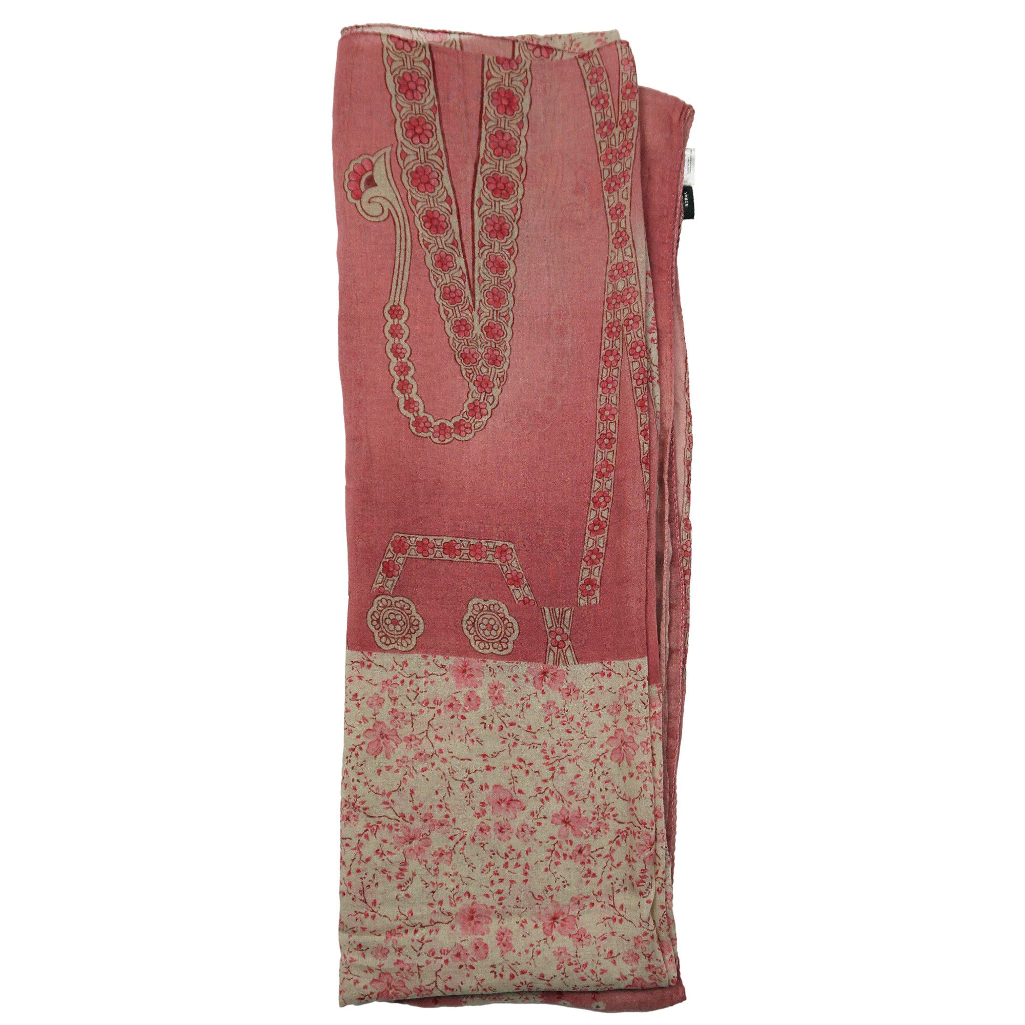 Saint Laurent Paris Saint Laurent Paris SS15 "Psych Rock" Floral Scarf Size ONE SIZE - 2 Thumbnail