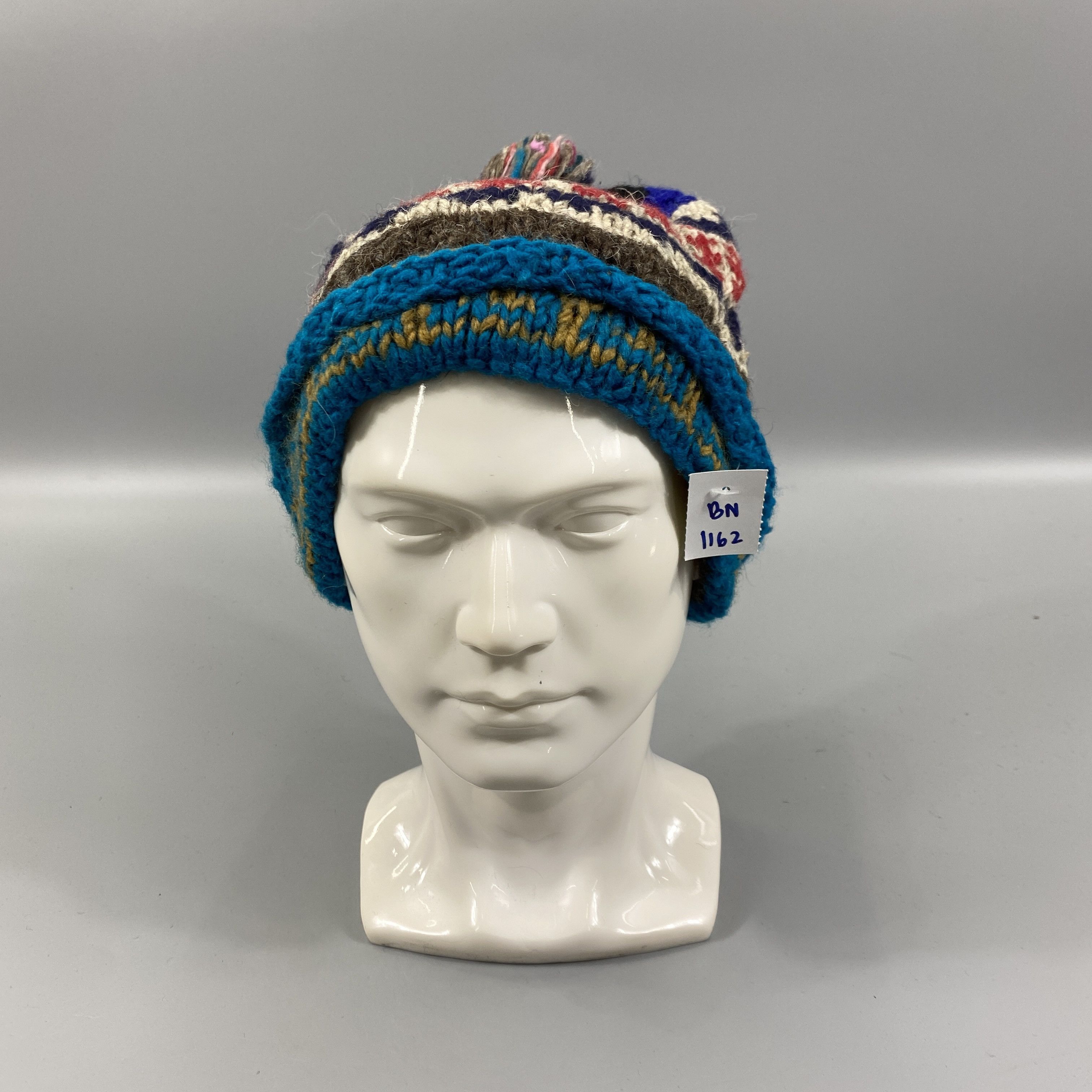 Japanese Brand Multicolor Pattern Snow Cap Beanie Hat -BN1162 Size ONE SIZE - 3 Thumbnail