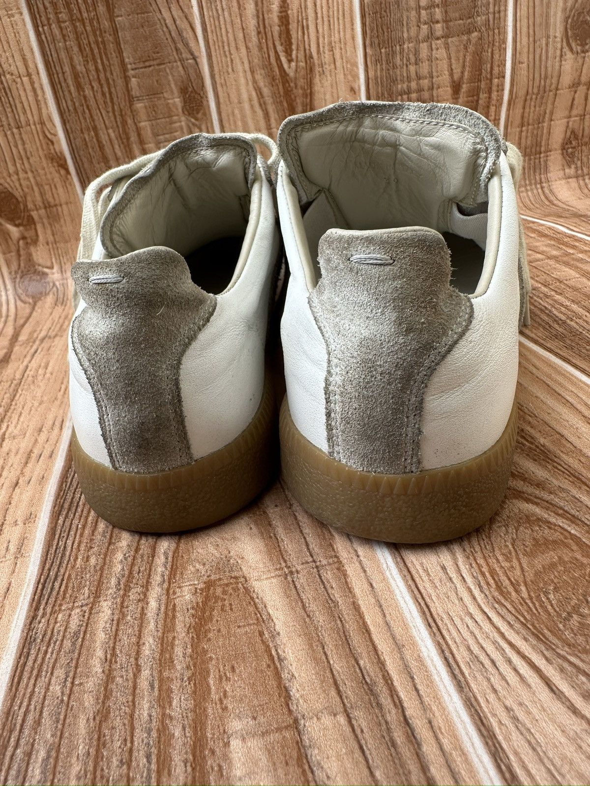 Maison Margiela Maison Martin Margiela Replica Gats White/gray Lowtops Size US 9 / IT 39 - 18 Thumbnail