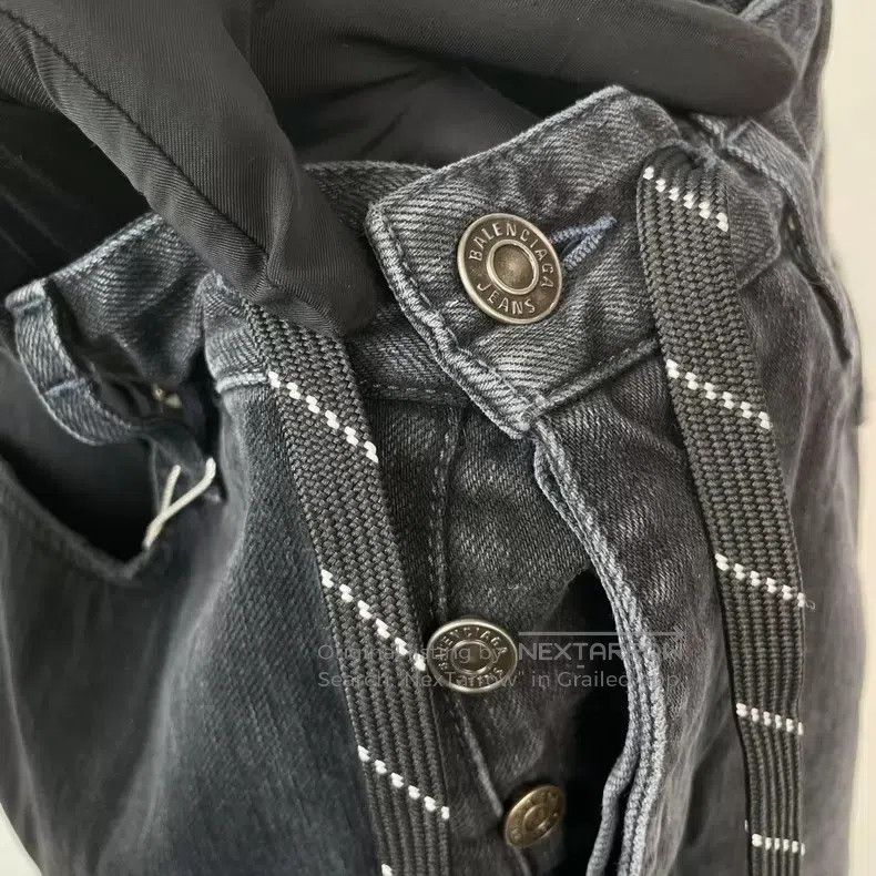 Balenciaga Balenciaga size XXS Black Denim Jeans Size US 27 - 6 Thumbnail
