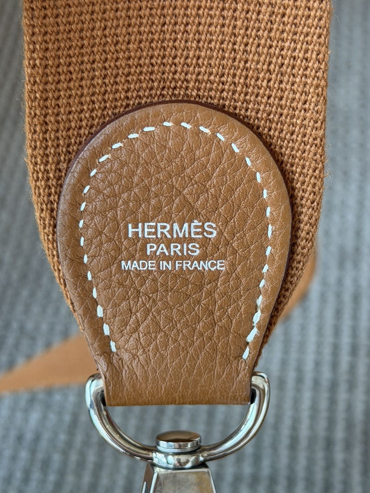 Hermes Hermes Gold Taurillon Clemence Kelly 50 Travel Bag Size ONE SIZE - 15 Thumbnail