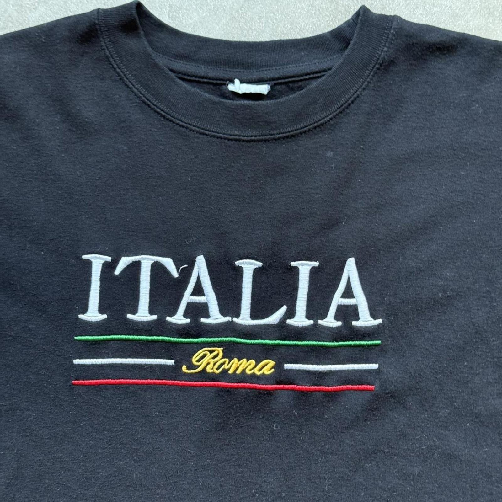 Other ITALY “Italia Roma” Embroidered Graphic T-Shirt Size US XL / EU 56 / 4 - 3 Thumbnail