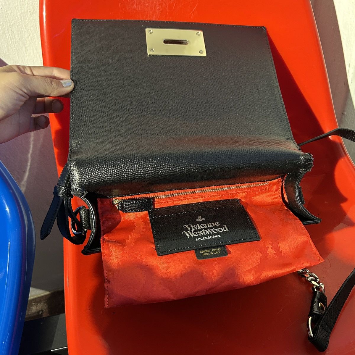 Vivienne Westwood Vivienne Westwood Opio Saffiano Leather Size ONE SIZE - 8 Thumbnail