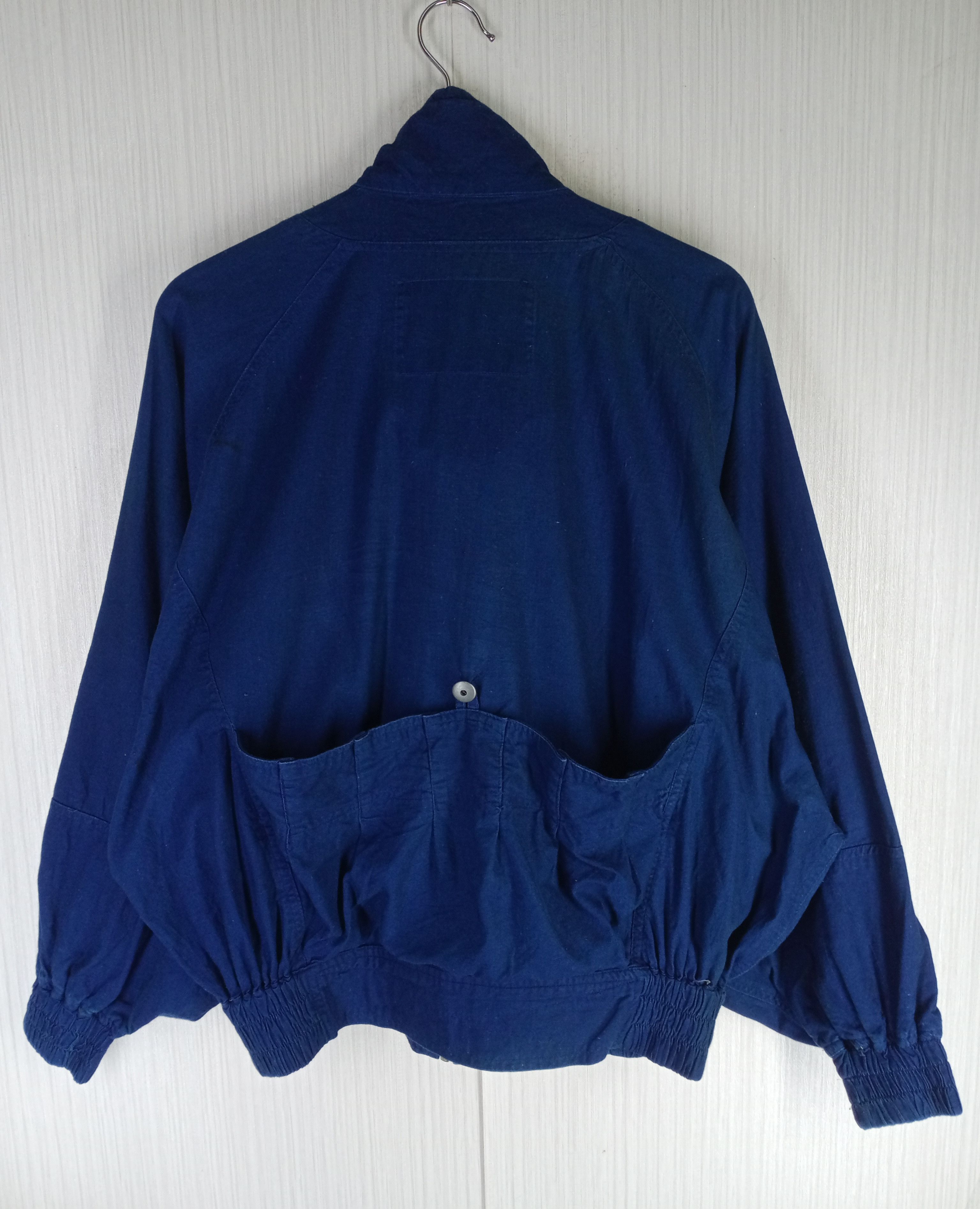 Issey Miyake RARE VINTAGE BERKLY ROAD DENIM BOMBER PATCH WORK JACKET Size US M / EU 48-50 / 2 - 7 Thumbnail