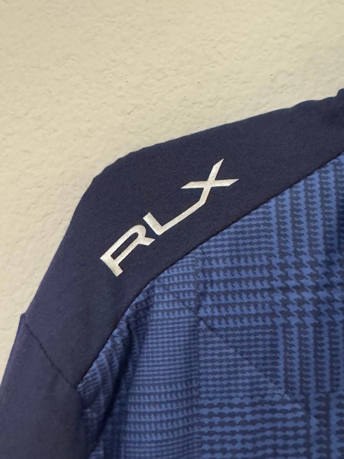 RLX Ralph Lauren RLX Ralph Lauren Mens Golf Jacket Full Zip Navy Plaid Sz XL Size US XL / EU 56 / 4 - 4 Thumbnail