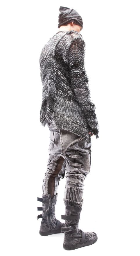 Demobaza Demobaza Pullover Life Code Sweater Size US L / EU 52-54 / 3 - 3 Thumbnail