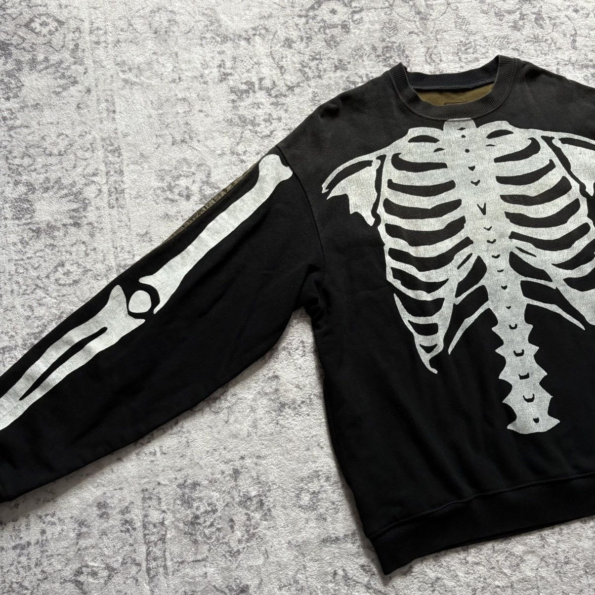 Kapital Kountry Kapital 2 Tone Skeleton Oversized Crewneck Black | Size 3 Size US XXL / EU 58 / 5 - 5 Thumbnail