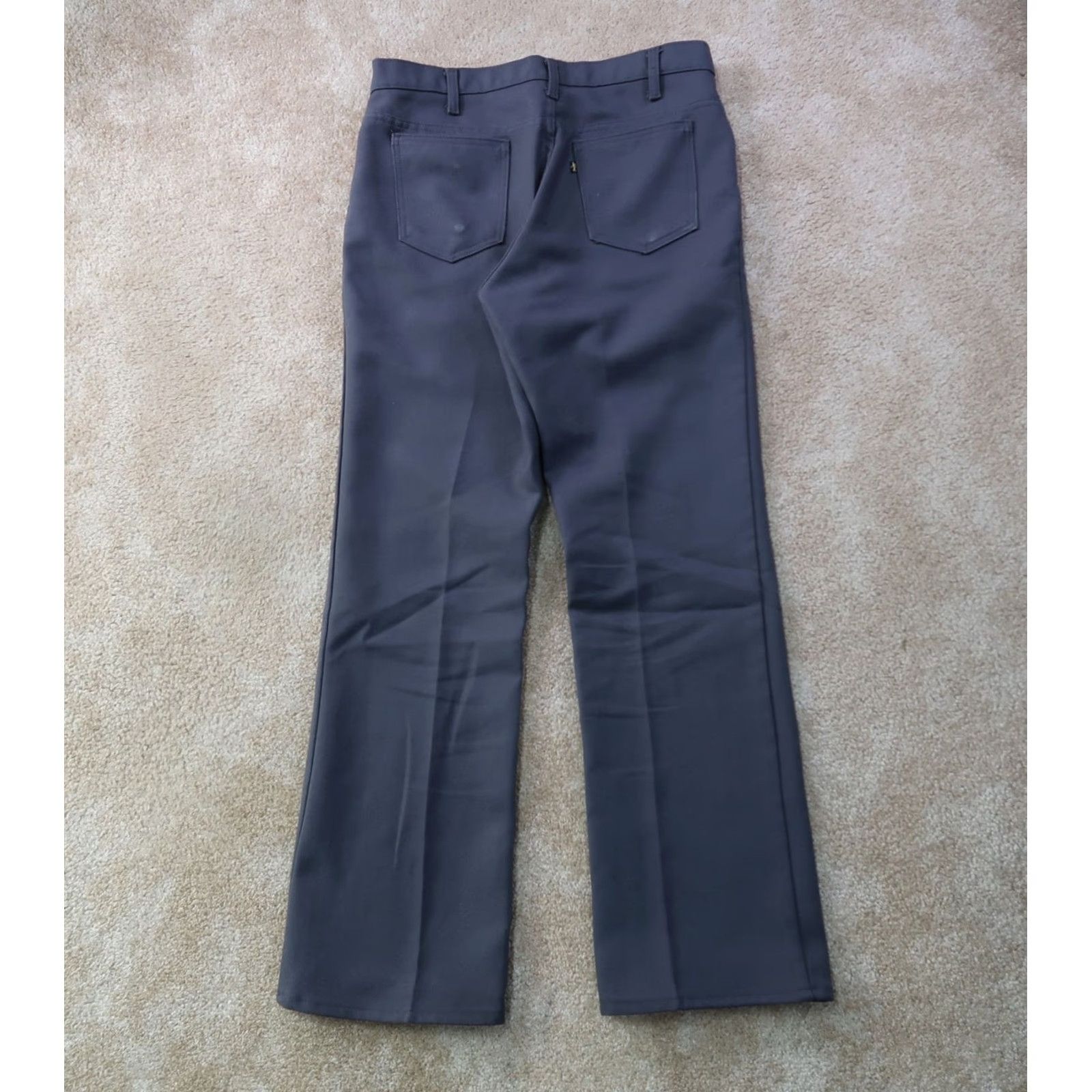 Levi's VINTAGE Levi's Pants Men 34x31 5-Pocket Flat Front Bootcut Gray USA Made in USA Size US 34 / EU 50 - 6 Thumbnail