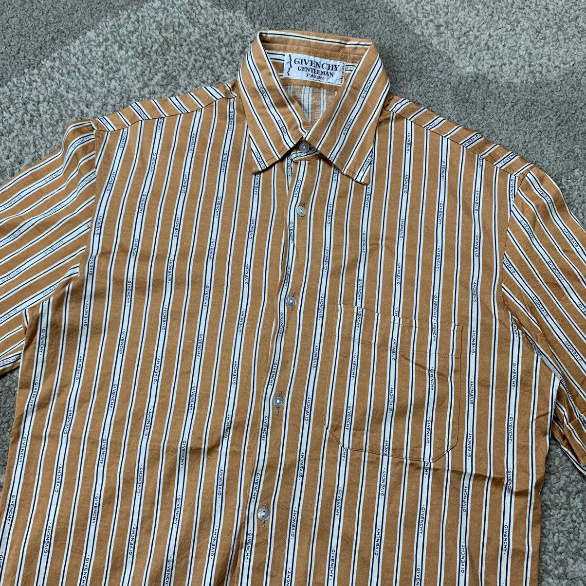 Givenchy GIVENCHY GENTLEMAN PARIS Rare Vintage 70's Shirt Size US XS / EU 42 / 0 - 4 Thumbnail
