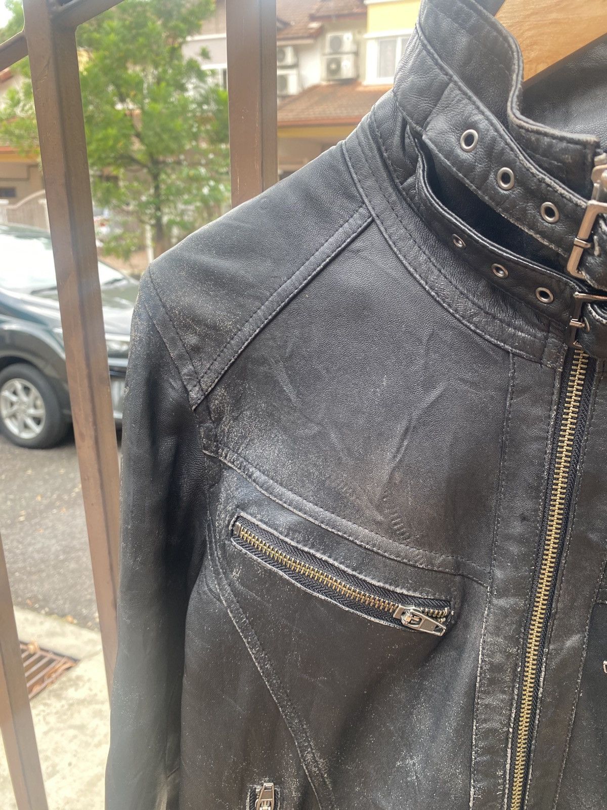 Genuine Leather Vintage 🔥Jack Rose Leather Riding Jacket Design Size US L / EU 52-54 / 3 - 5 Thumbnail