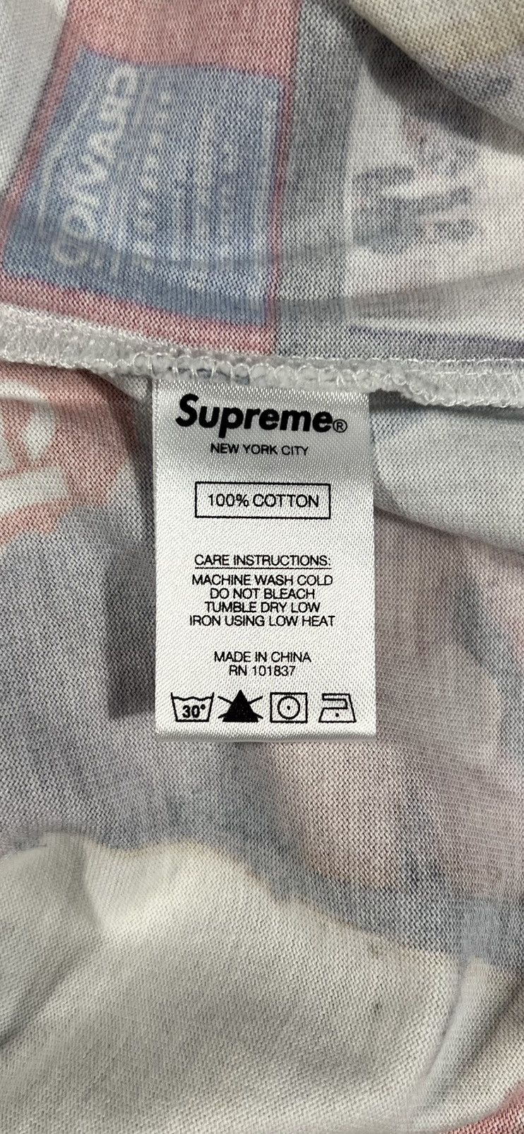 Supreme SS20 EL CHAPO ‘HEADLINE S/S TOP’ Size US XL / EU 56 / 4 - 24 Thumbnail