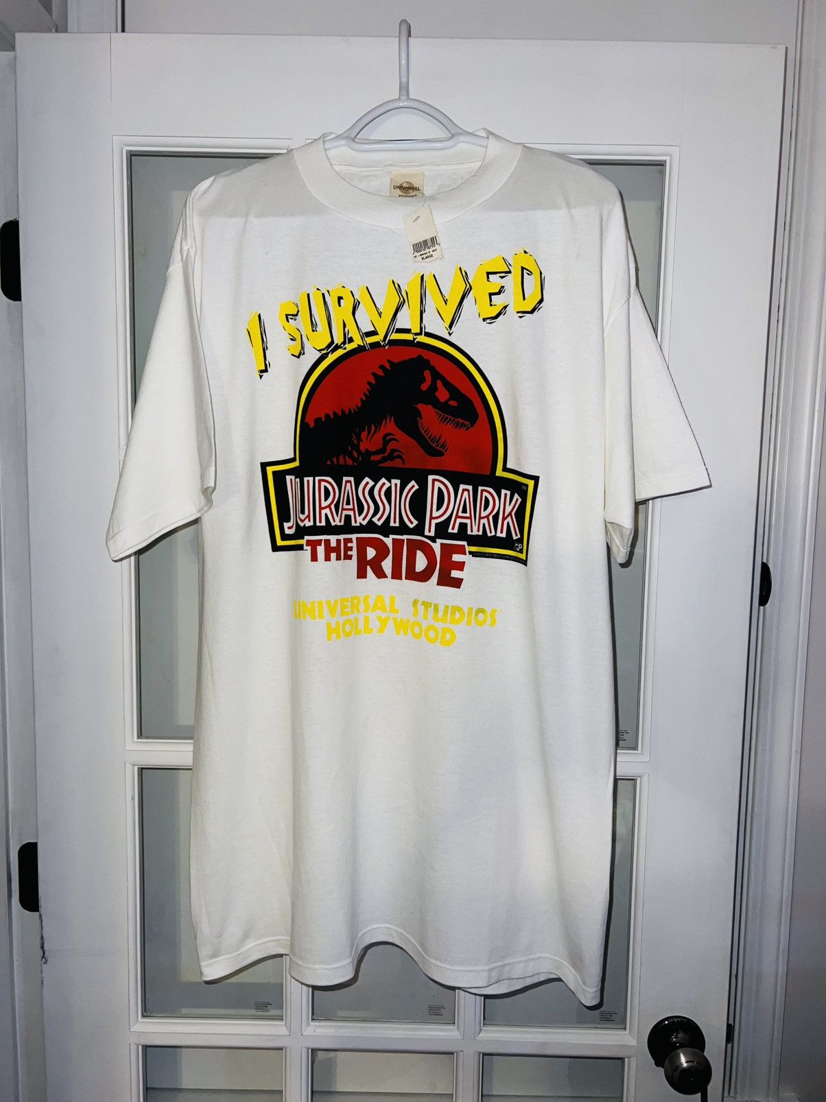 Universal Studios VTG UNIVERSAL STUDIOS 1990's Jurassic Park T-shirt XL ‘96 Size US XL / EU 56 / 4 - 2 Thumbnail