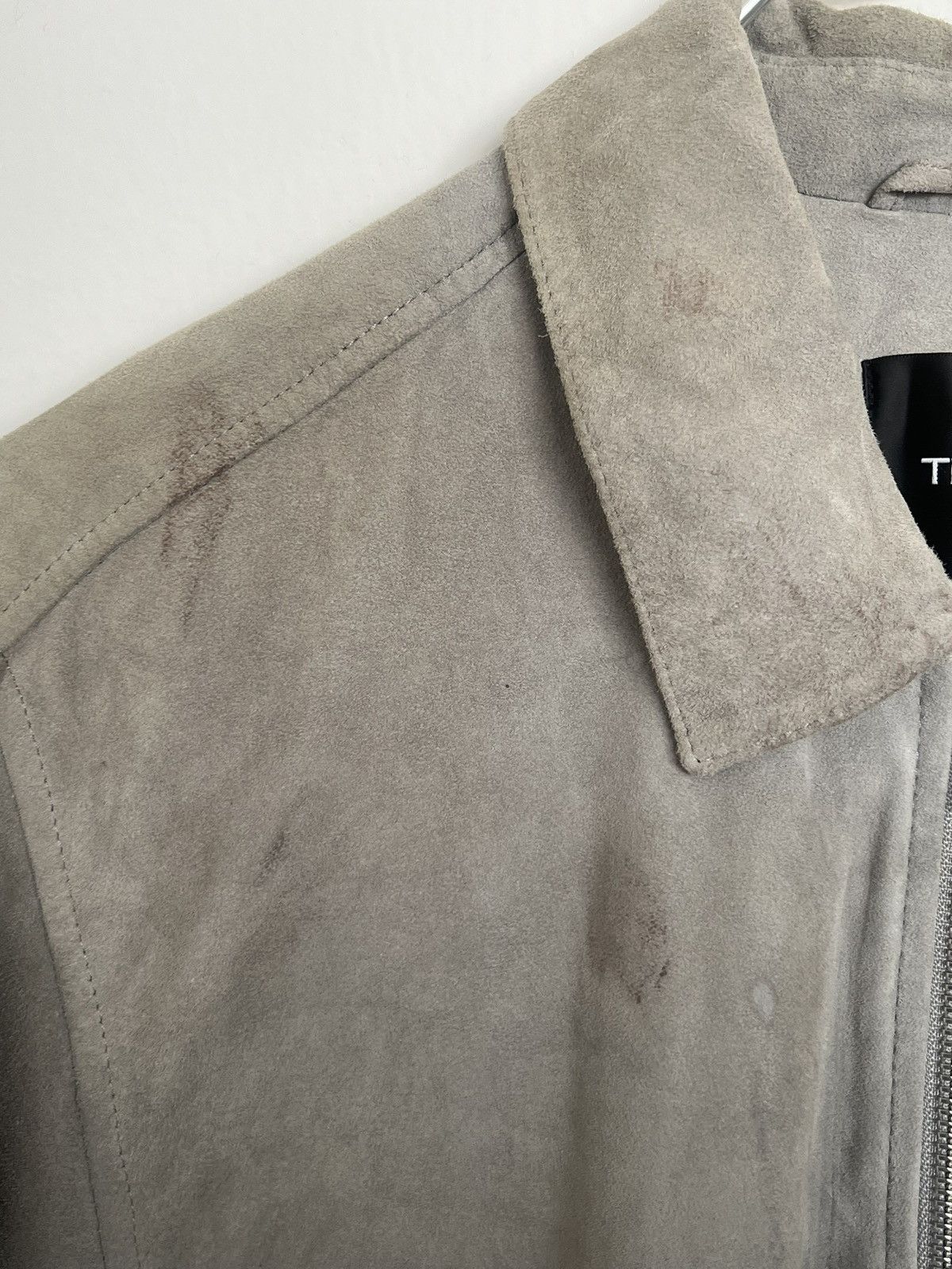 Theory Grey Theory Leather Jacket Size US M / EU 48-50 / 2 - 4 Thumbnail