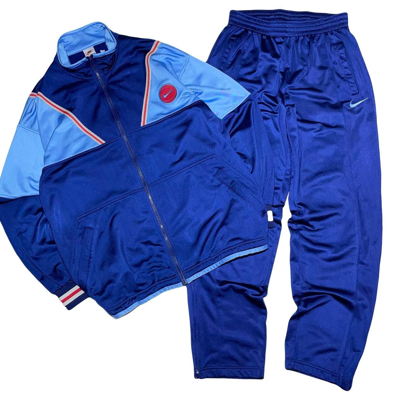 Nike × Vintage Nike Vintage Basketball y2k Tracksuit Size 44L - 1 Thumbnail