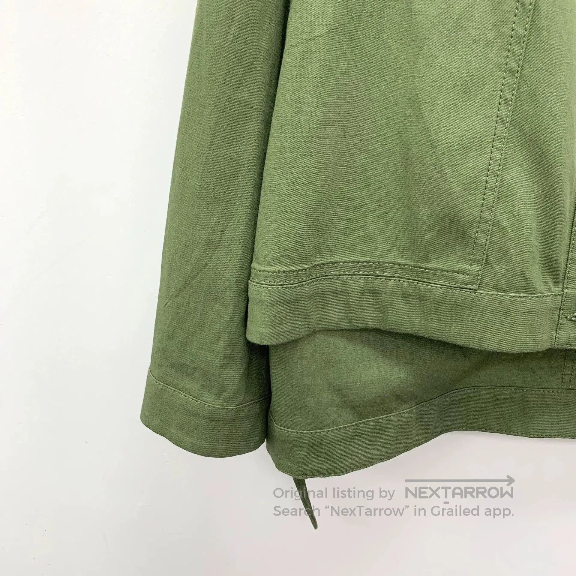 Loewe Loewe Green Logo Cotton Long Sleeve Jacket. Size US S / EU 44-46 / 1 - 4 Thumbnail