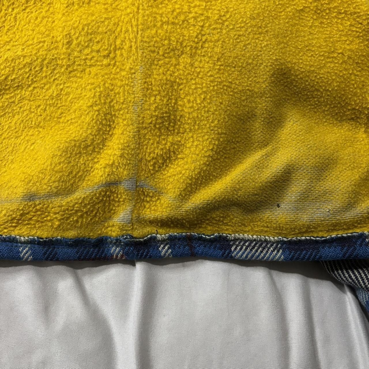 Vintage Vintage 70s Plaid Blue Wool Blend Full Zip Shacket Jacket Size US L / EU 52-54 / 3 - 6 Thumbnail