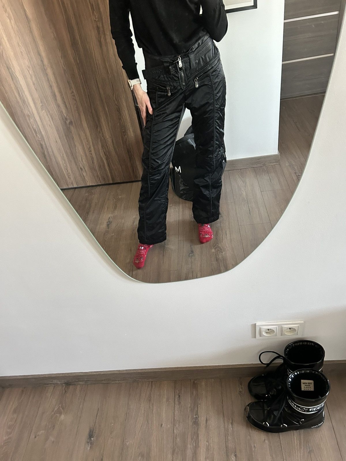JET SET Jet Set black ski pants size 2 S-M Size 27" / US 4 / IT 40 - 15 Thumbnail