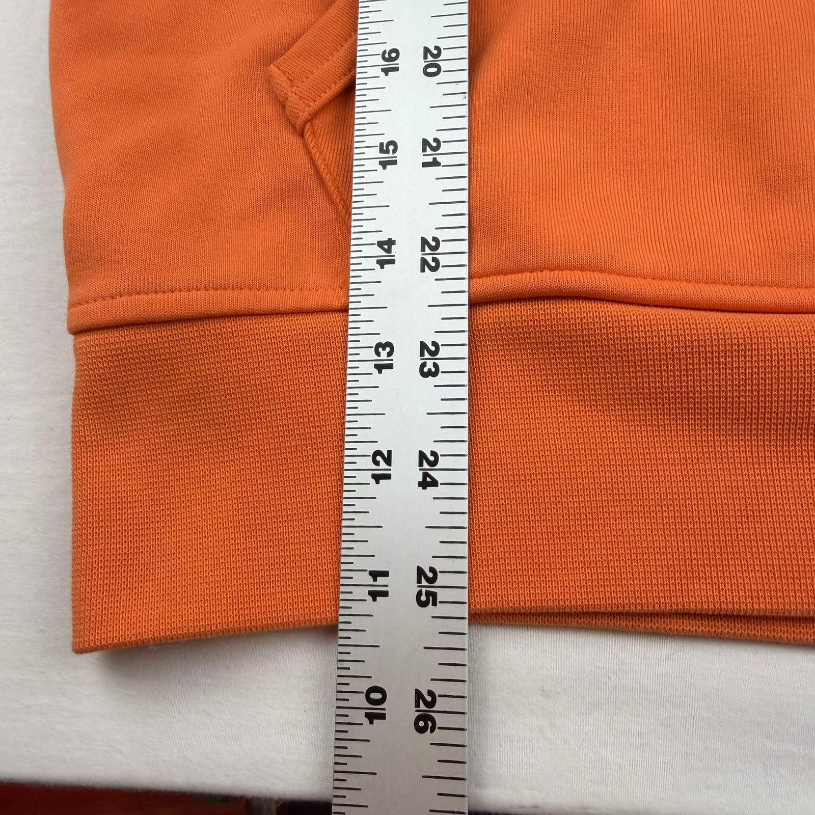 Polo Ralph Lauren Polo Ralph Lauren Orange Embossed Hoodie Sweatshirt M Size US M / EU 48-50 / 2 - 5 Thumbnail