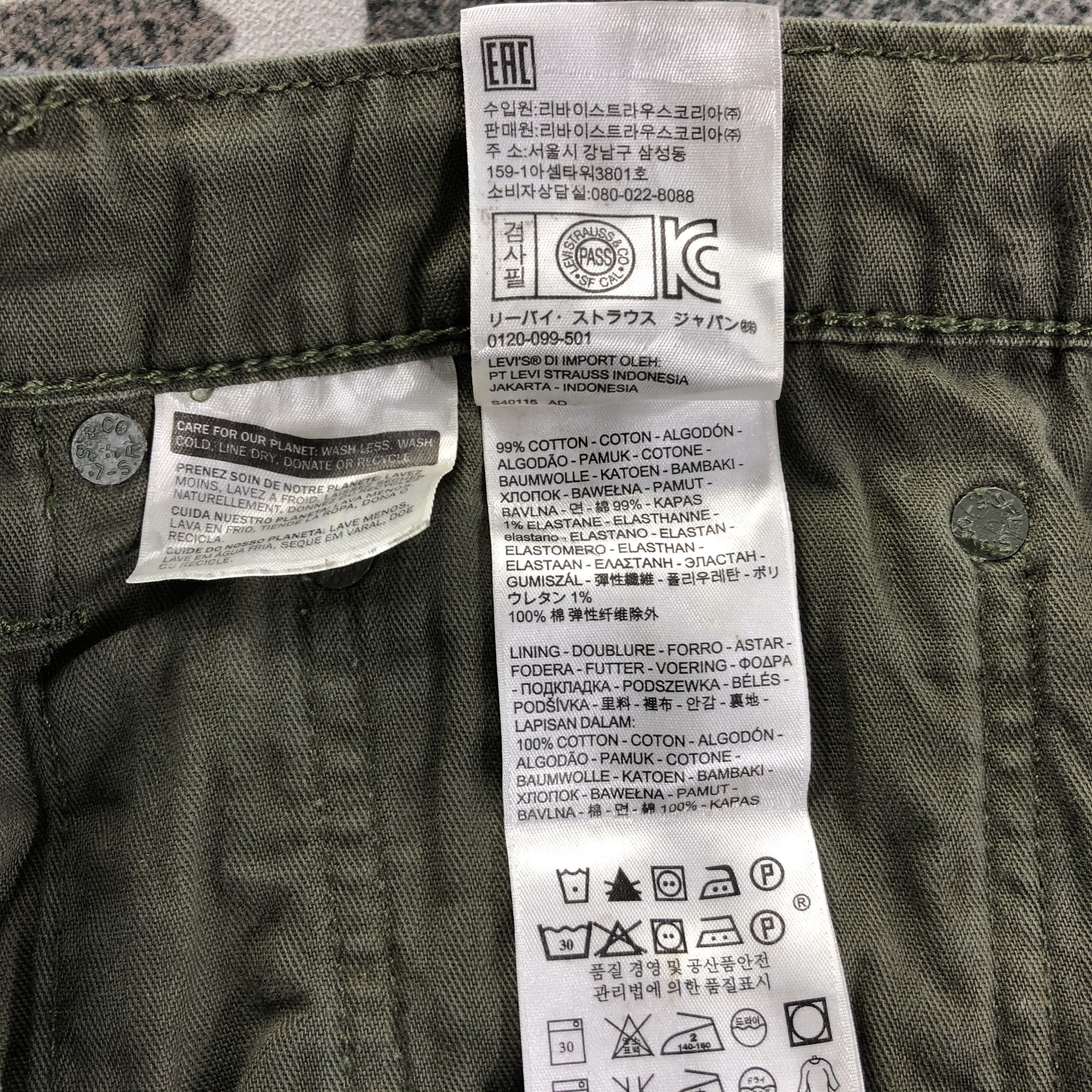 Levi's Levis 511 Jeans Blue Wash Denim KJ1856 Size US 34 / EU 50 - 10 Thumbnail