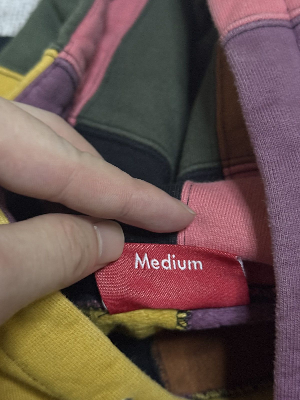 Supreme Supreme patchwork hoodie black hood Size US M / EU 48-50 / 2 - 5 Thumbnail
