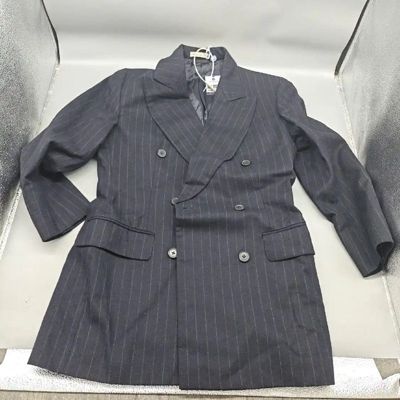 Burberry Men's Dark Blue Long Coat