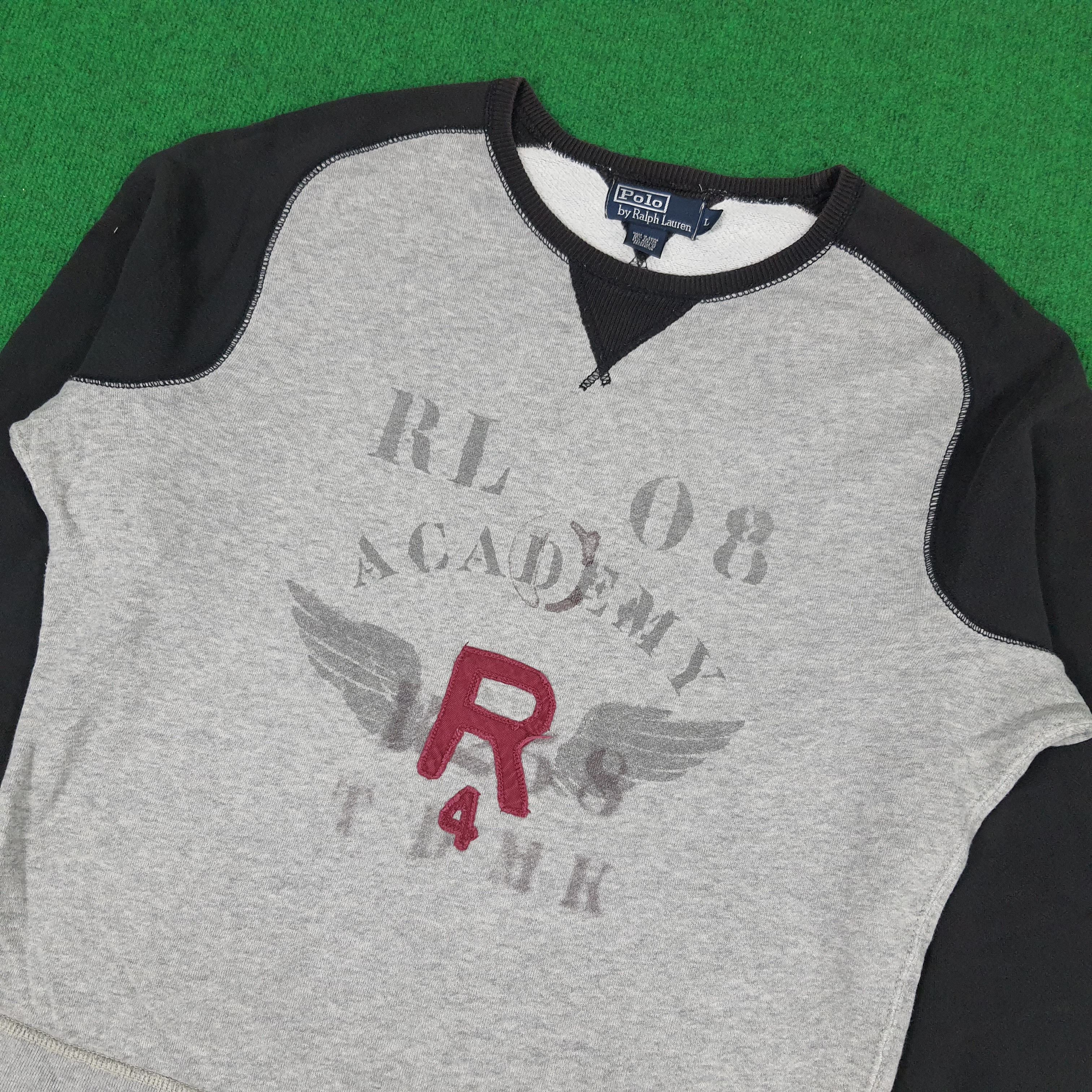 Polo Ralph Lauren × Vintage Vintage POLO by Ralph Lauren Raglan Sweatshirts Size US L / EU 52-54 / 3 - 2 Thumbnail