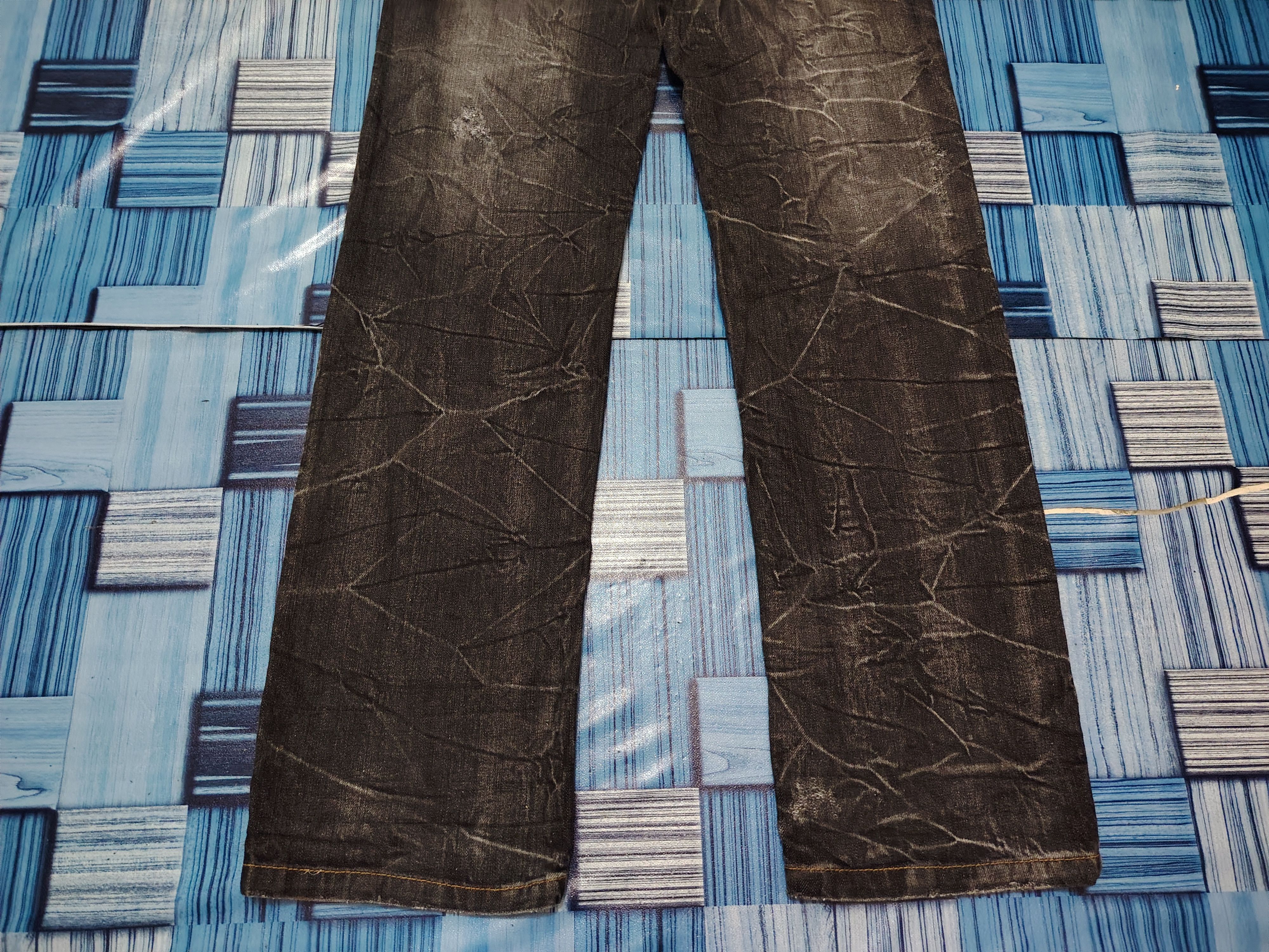 Who Decides War Double Waist Japanese Nylaus Clothing Mudwash Clawmark Sick Size US 32 / EU 48 - 16 Thumbnail