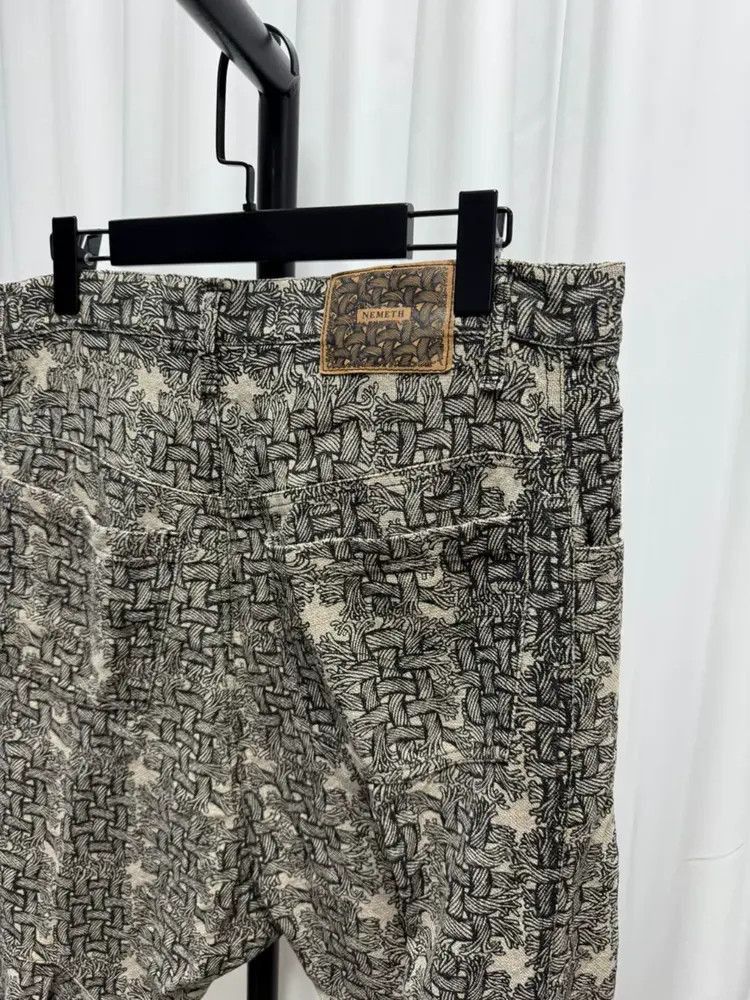 Christopher Nemeth Sz S Nemeth Pattern Cropped Denim Size US 30 / EU 46 - 2 Thumbnail