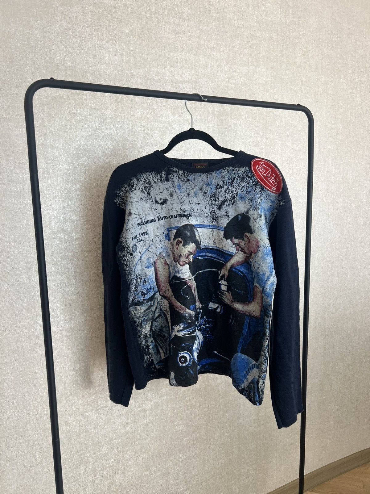 Vintage × Von Dutch Von Dutch Kustommade Rare Sweatshirt Size US L / EU 52-54 / 3 - 1 Thumbnail