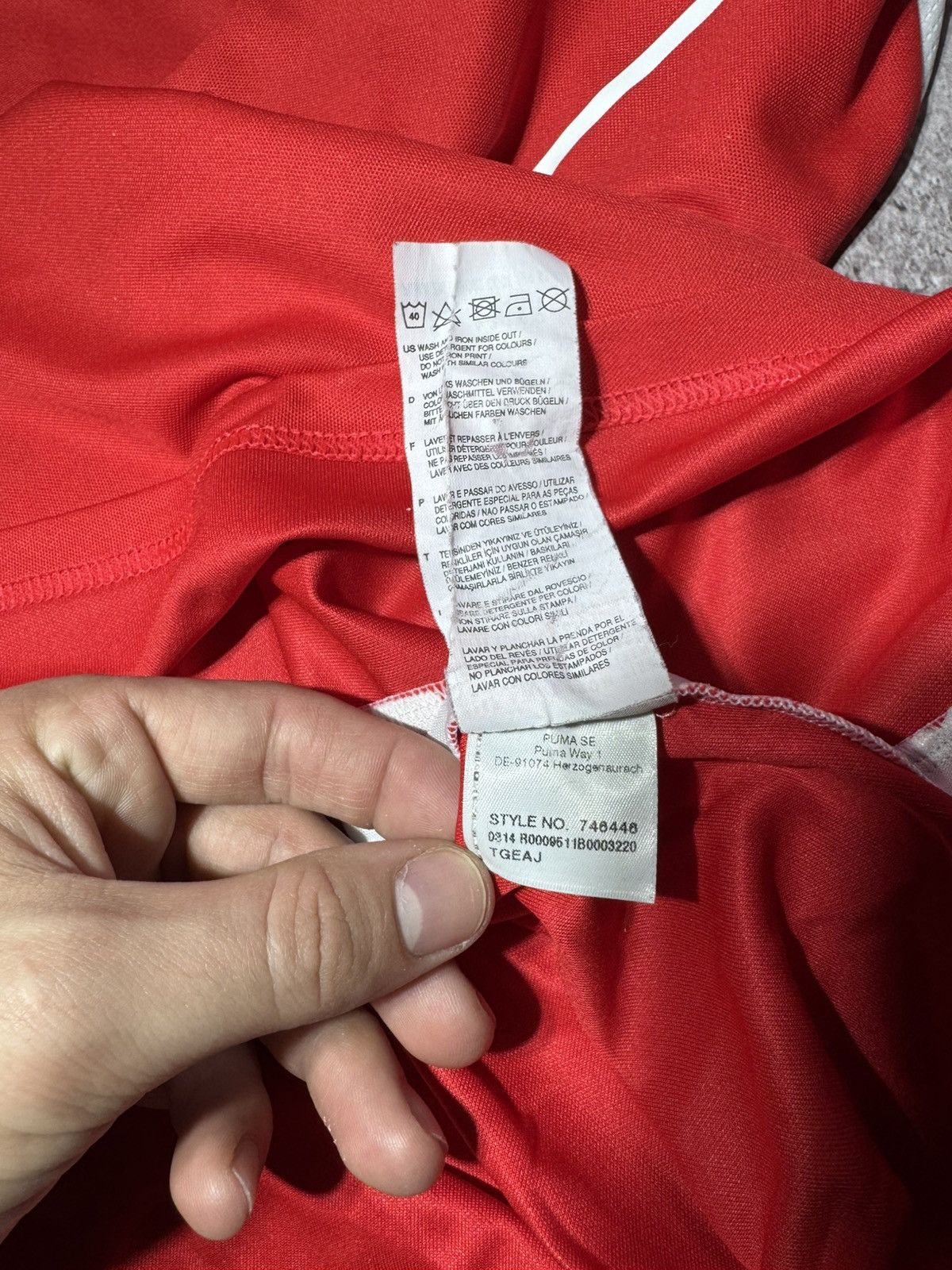 Puma × Vintage Arsenal Home Football Shirt 2014/15 XL Puma Soccer Jersey Size US XL / EU 56 / 4 - 12 Thumbnail