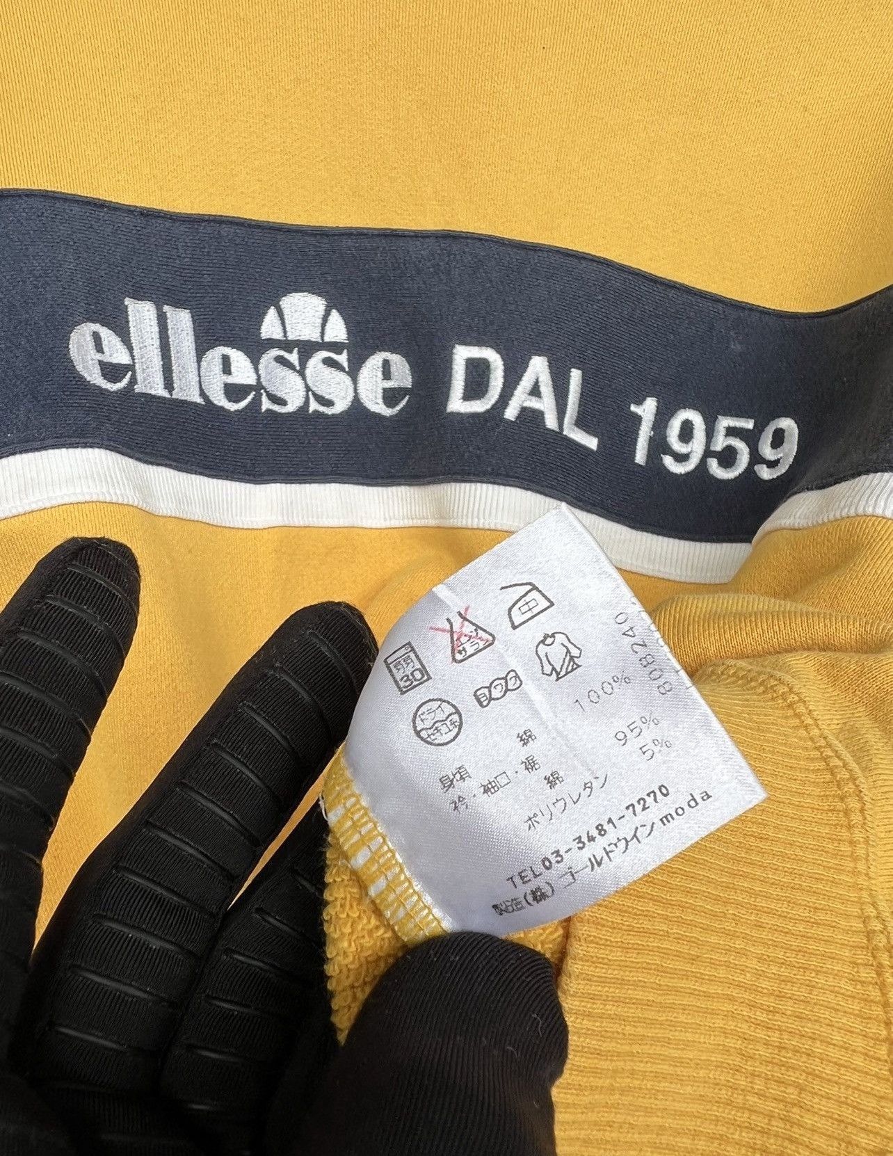 Ellesse × Vintage Vintage 90s Ellesse Spellout Logo Crewneck Sweathirt Medium Size US M / EU 48-50 / 2 - 7 Thumbnail