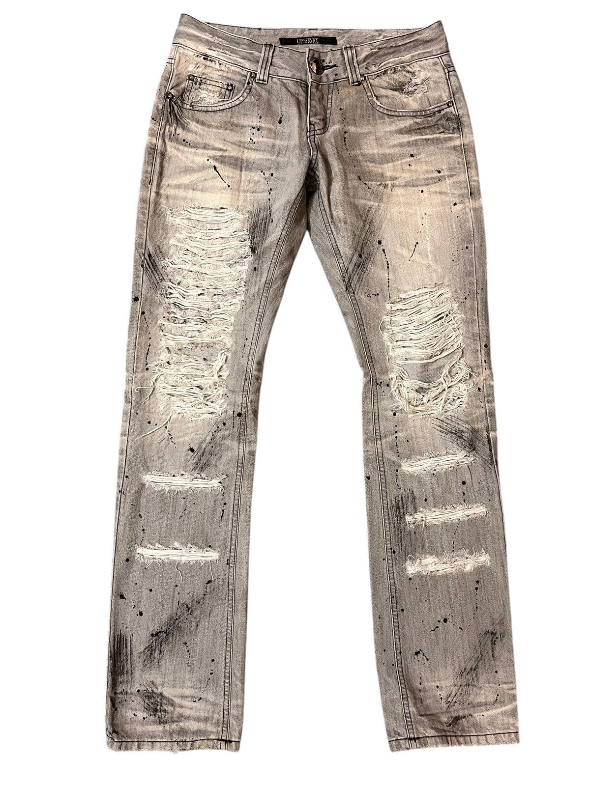 Japanese Brand Japanese Brand Lip Service Distressed Jeans Size US 30 / EU 46 - 1 Thumbnail