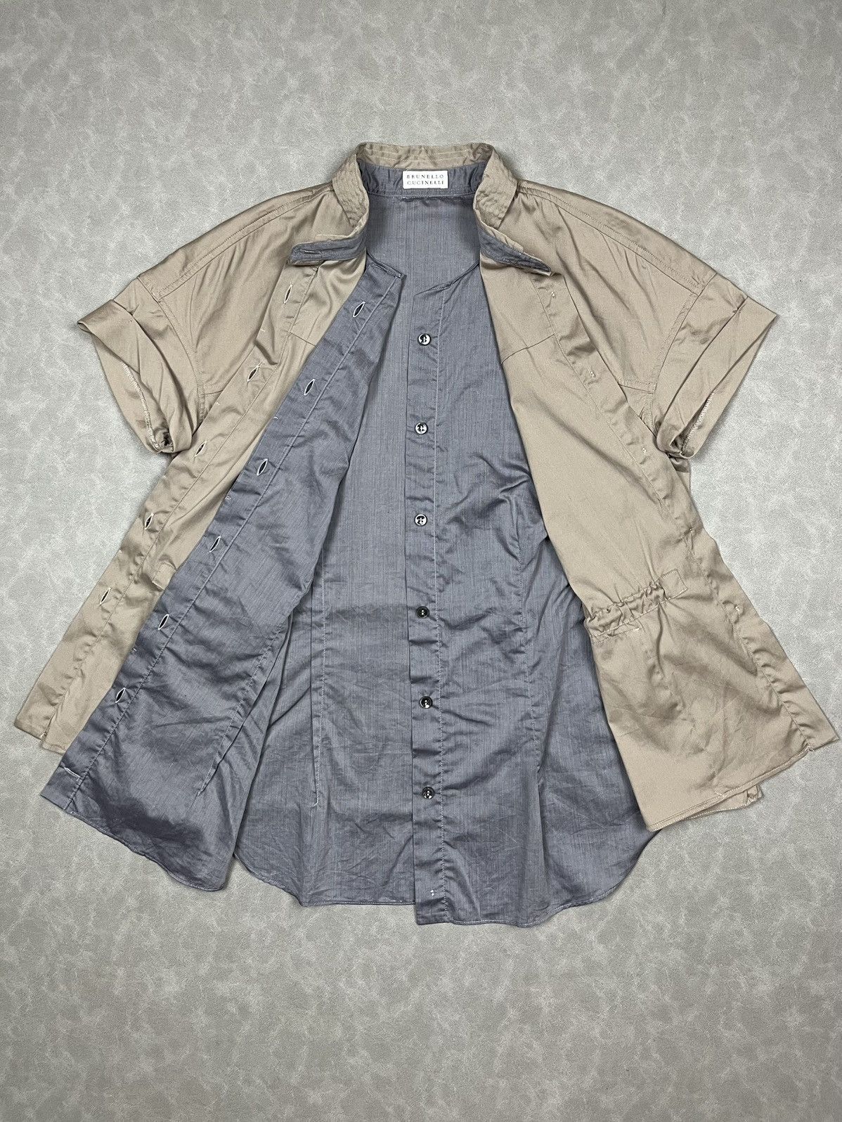 Brunello Cucinelli Brunello Cucinelli hybrid button up Size S / US 4 / IT 40 - 6 Thumbnail