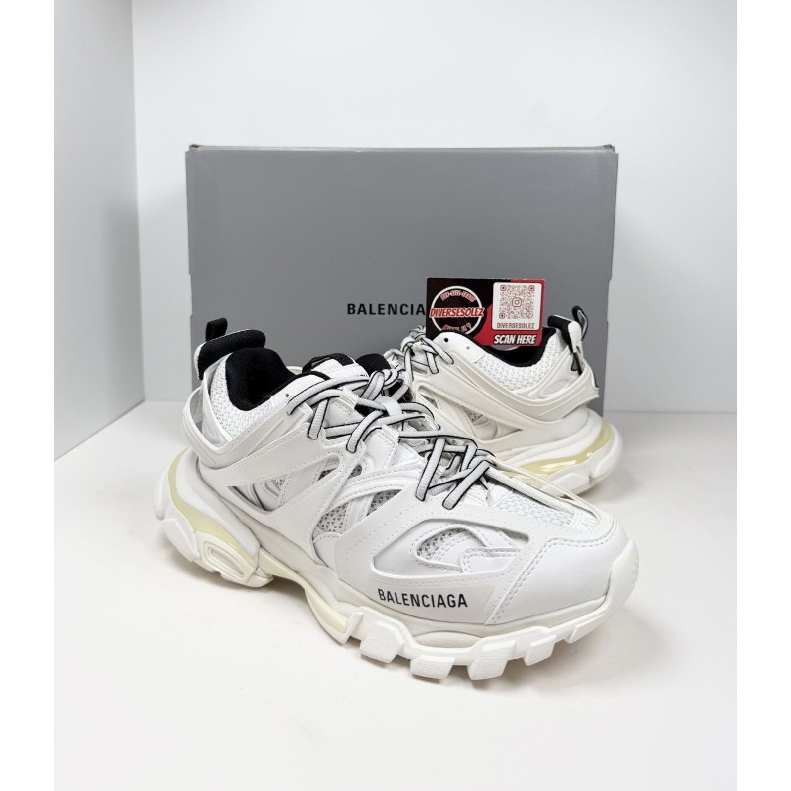 Balenciaga Size 40EU/7US - Balenciaga Track White NEW Size US 7 / EU 40 - 2 Thumbnail