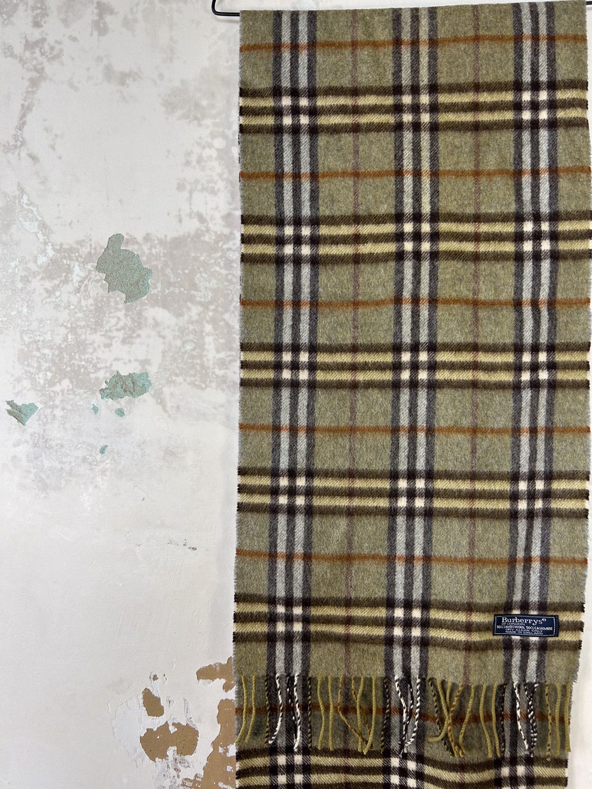 Burberry BURBERRY WOOL & CASHMERE SCARF Size ONE SIZE - 2 Thumbnail