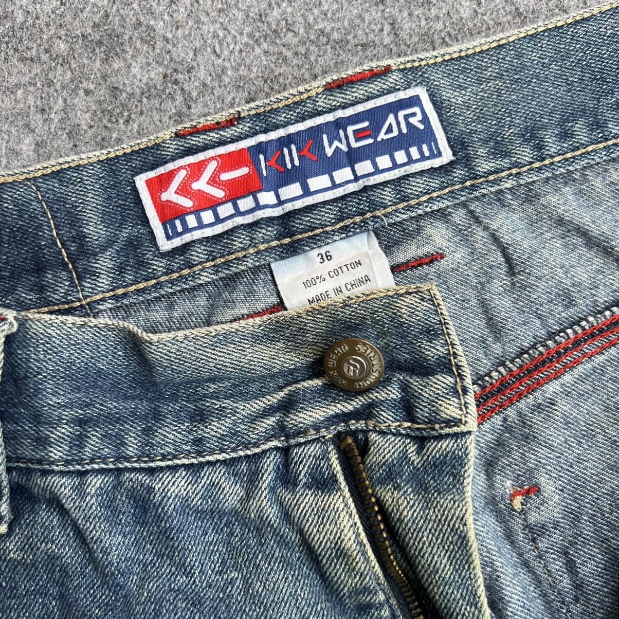 JNCO Vintage Crazy Kikwear Rave Baggy Jnco Style Shorts Size US 36 / EU 52 - 5 Thumbnail