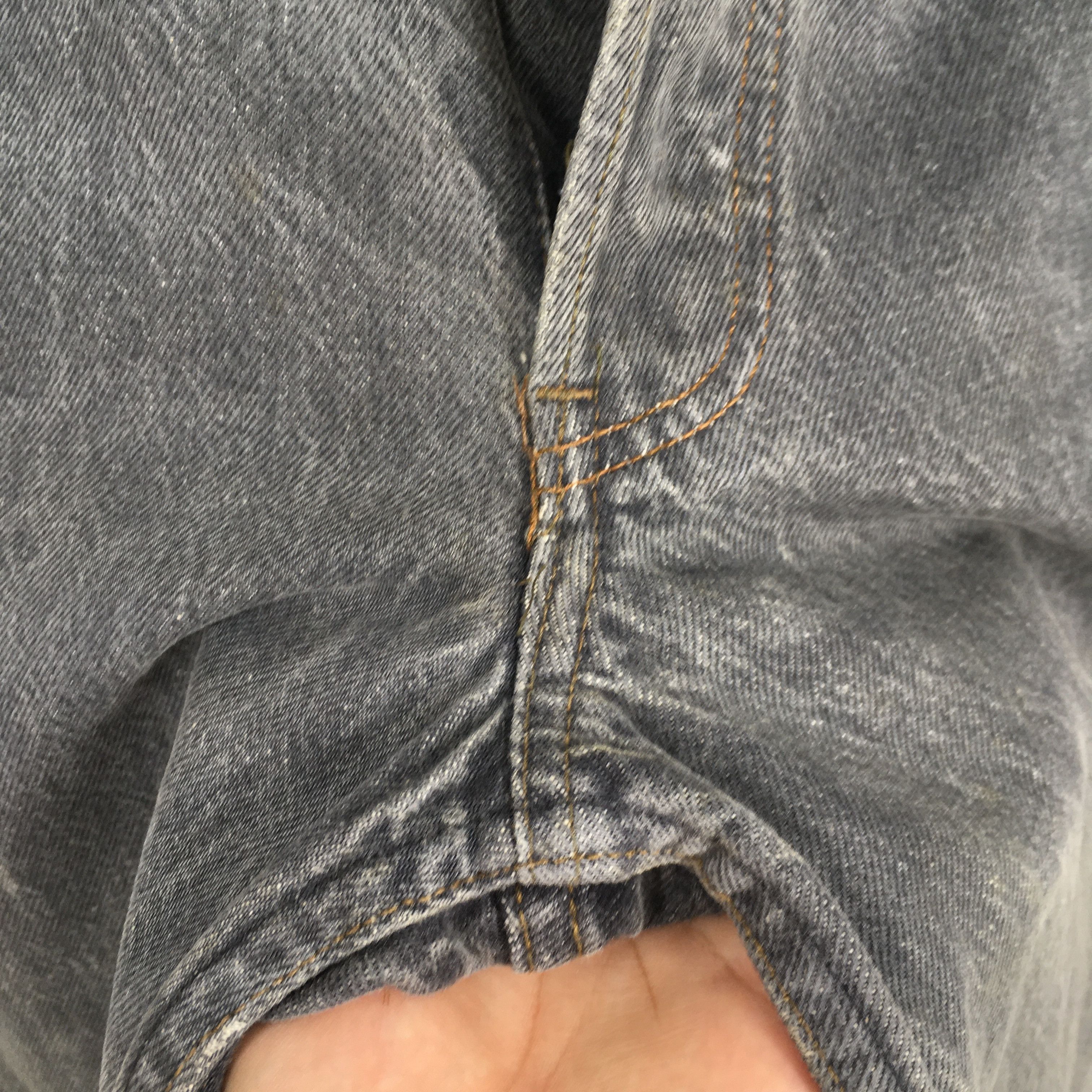 Levi's Size 26x28 Vintage 80s Levi's 501 Faded Black Jeans S130 Size 26" / US 2 / IT 38 - 7 Thumbnail