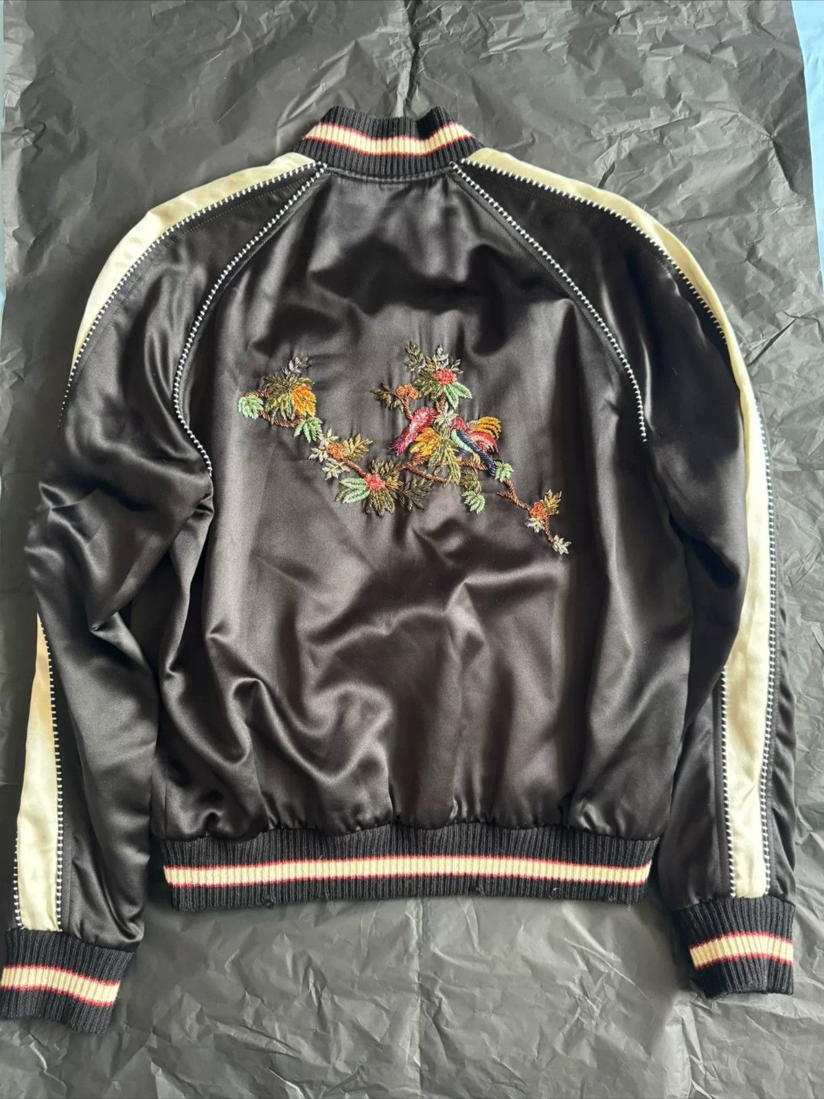 Saint Laurent Paris NWT Saint Laurent Embroidered Birds of Paradise Jacket Size US S / EU 44-46 / 1 - 5 Thumbnail