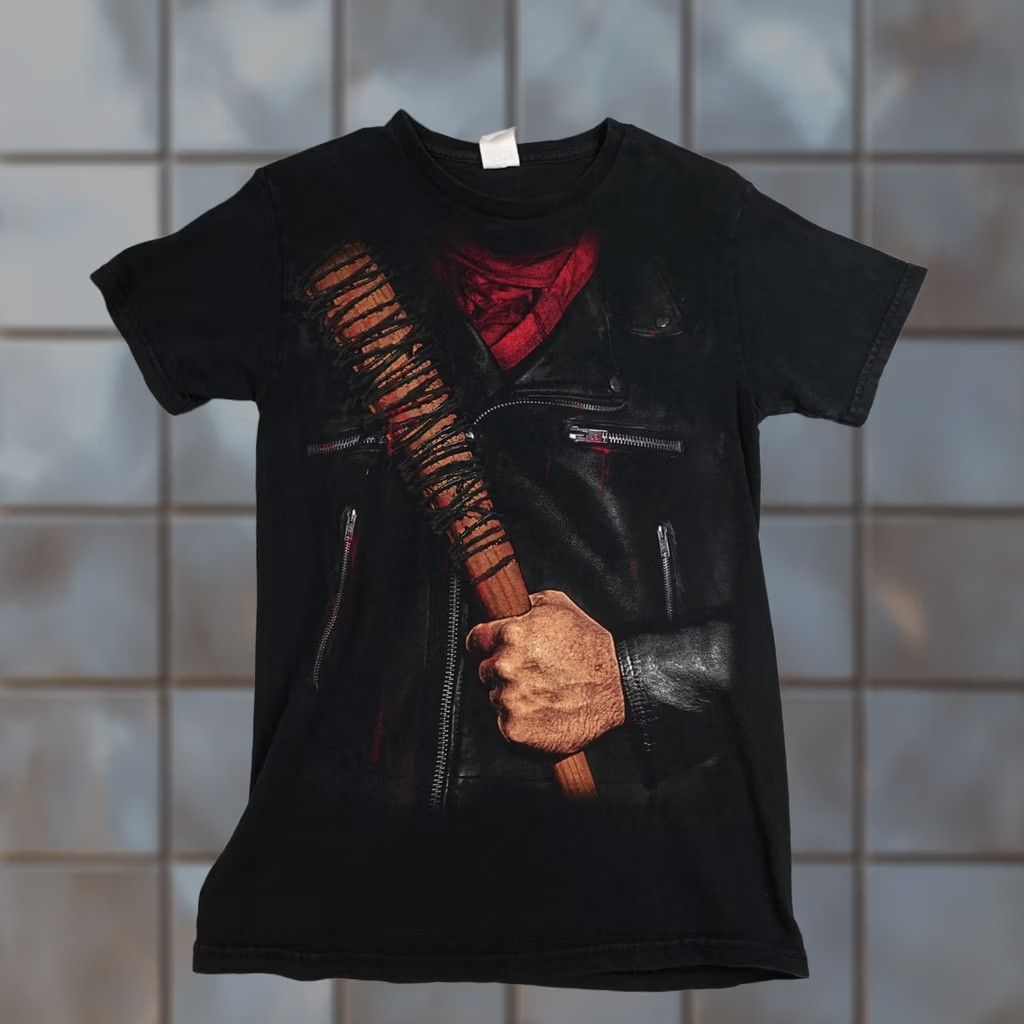 Vintage Negan Shirt Mens Small Black Delta Pro Weight Graphic Tee The Walking Dead Size US S / EU 44-46 / 1 - 1 Thumbnail